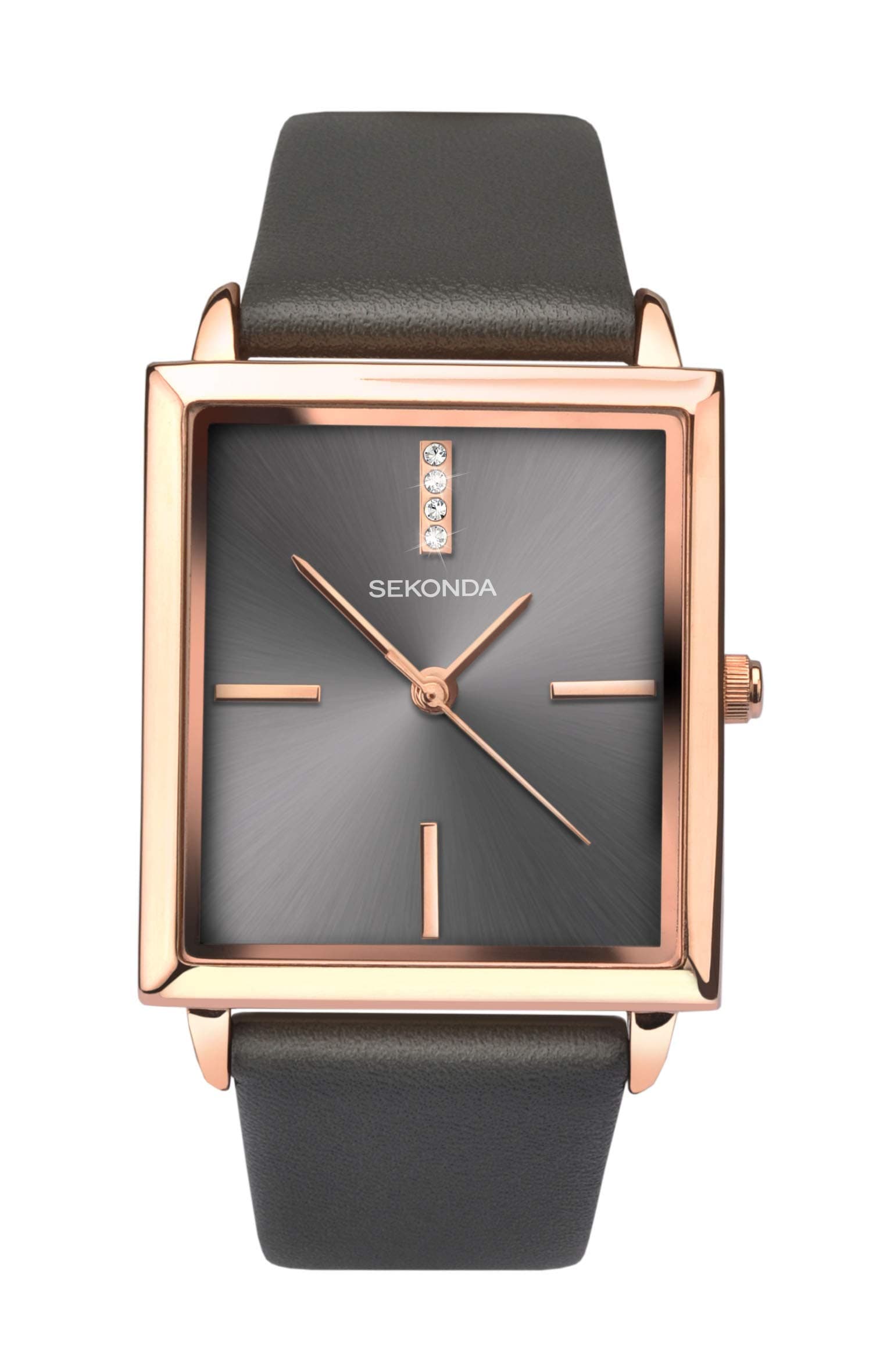 SEKONDA Womens Analogue Classic Quartz Watch with Leather Strap 2556.27