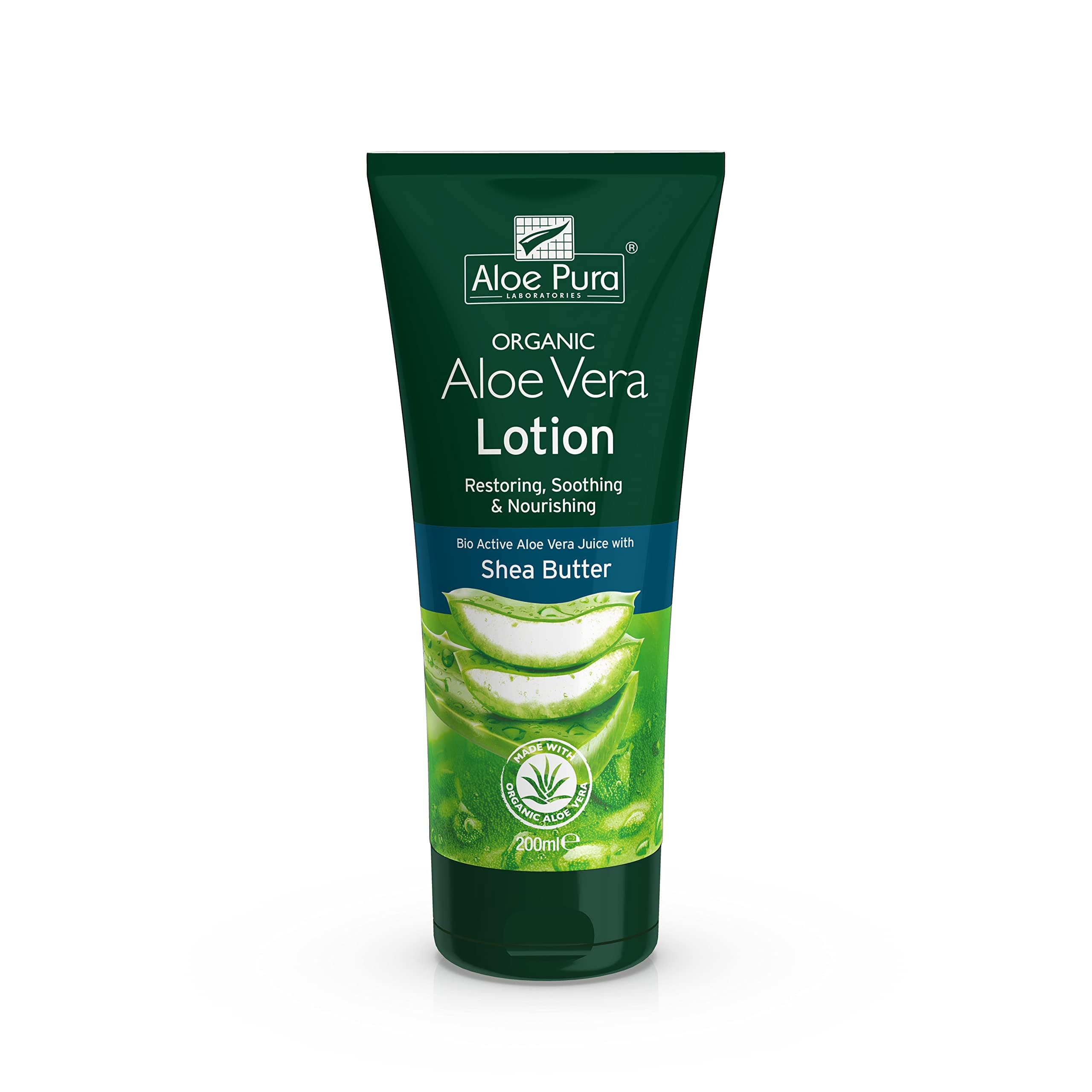 Aloe Pura Oragnic Aloe vera lotion with Shea Butter & Vitamin E, 200ml