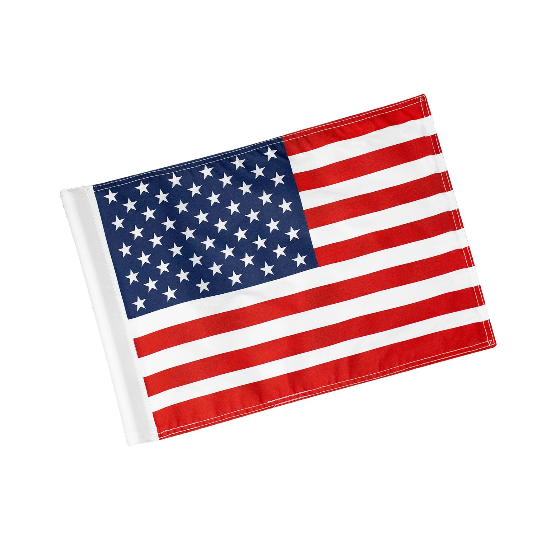 KINGTOP USA Golf Flag 20x14 Inch - Tube Inserted, Dual-layer 420D Nylon, Double Sided Printing - Standard Putting Green Flags for Backyard Practice, Golf Courses, Country Club, 1-Pack