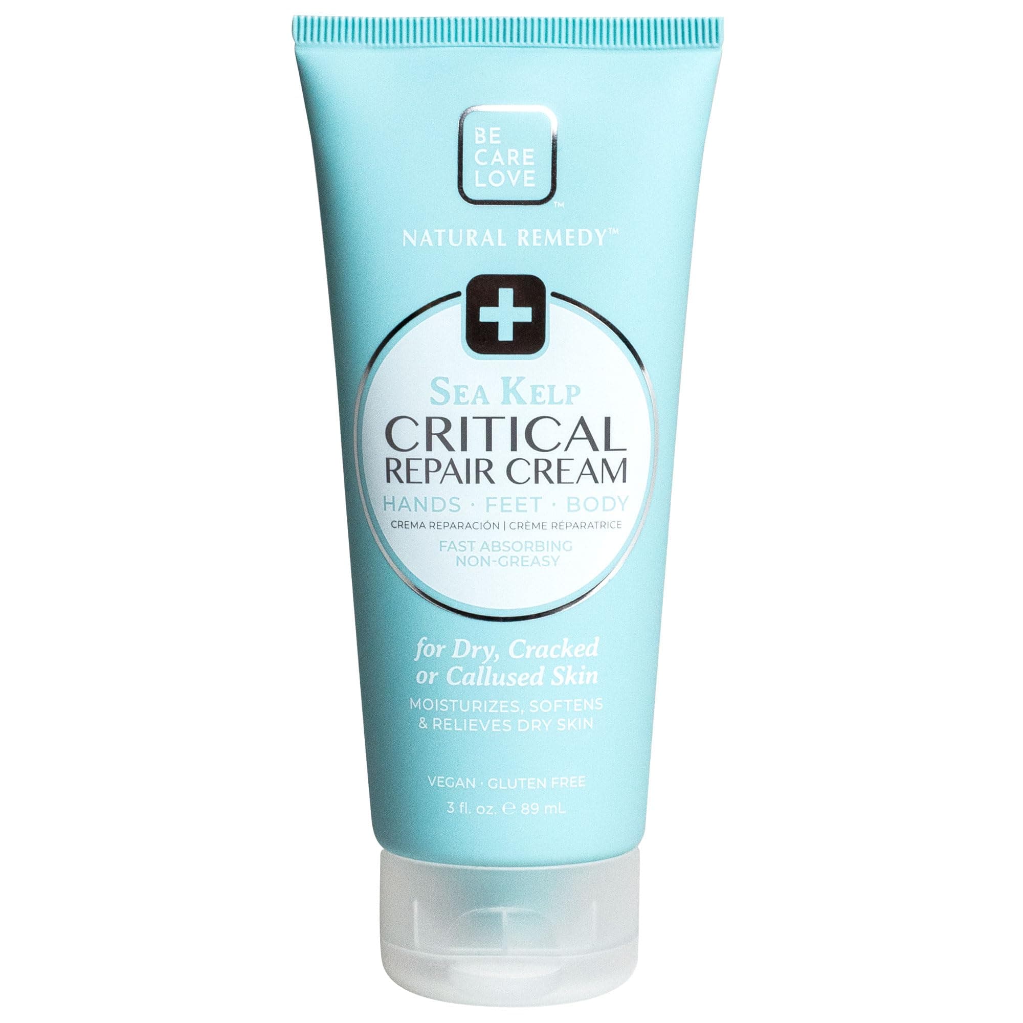 Be Care Love Spa: BCL Spa Critical Repair Cream softens dehydrated skin with Organic Arnica Flower + Sea Kelp, intensely hydrating Argan Oil + Shea Butter to Soothe + Soften Skin. 3 Fl Oz