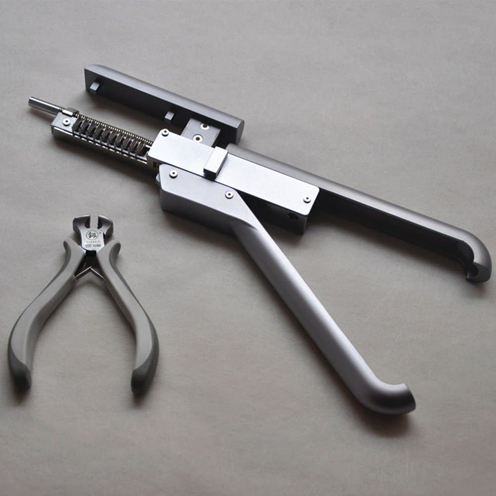 6D High End Hair Extension Machine Connector With Hair Remove Plier No-trace Quick Kit Salon Natural Real Keratin Wig Style Tool