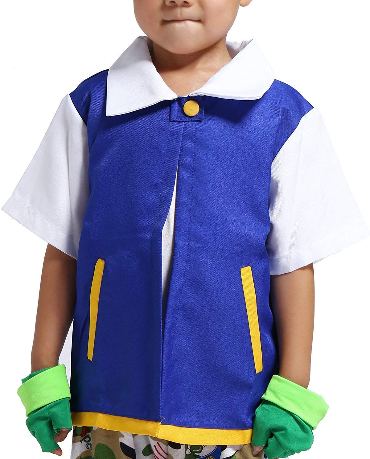 LAYSHOW Anime Trainer Costume Hoodie Jacket Shirt Gloves Hat Cosplay Sets