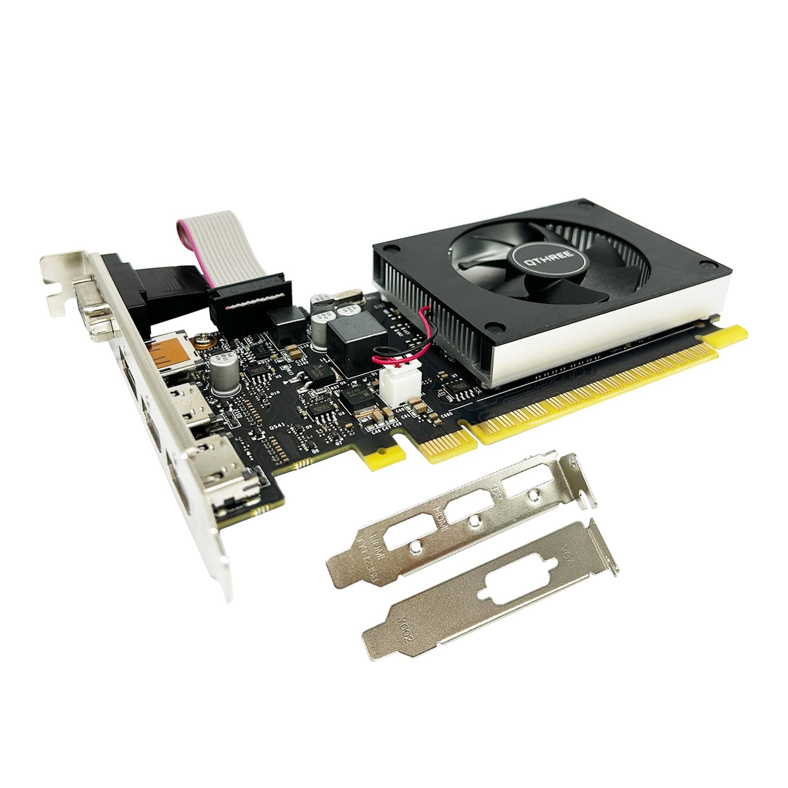 GeForce GT 730 4GB Graphics Card,2X HDMI, DP,VGA,DDR3,64 Bit,Low Profile Video Card for PC,Computer GPU,PCI Express X8,SFF,DirectX 12,Support Winows 11