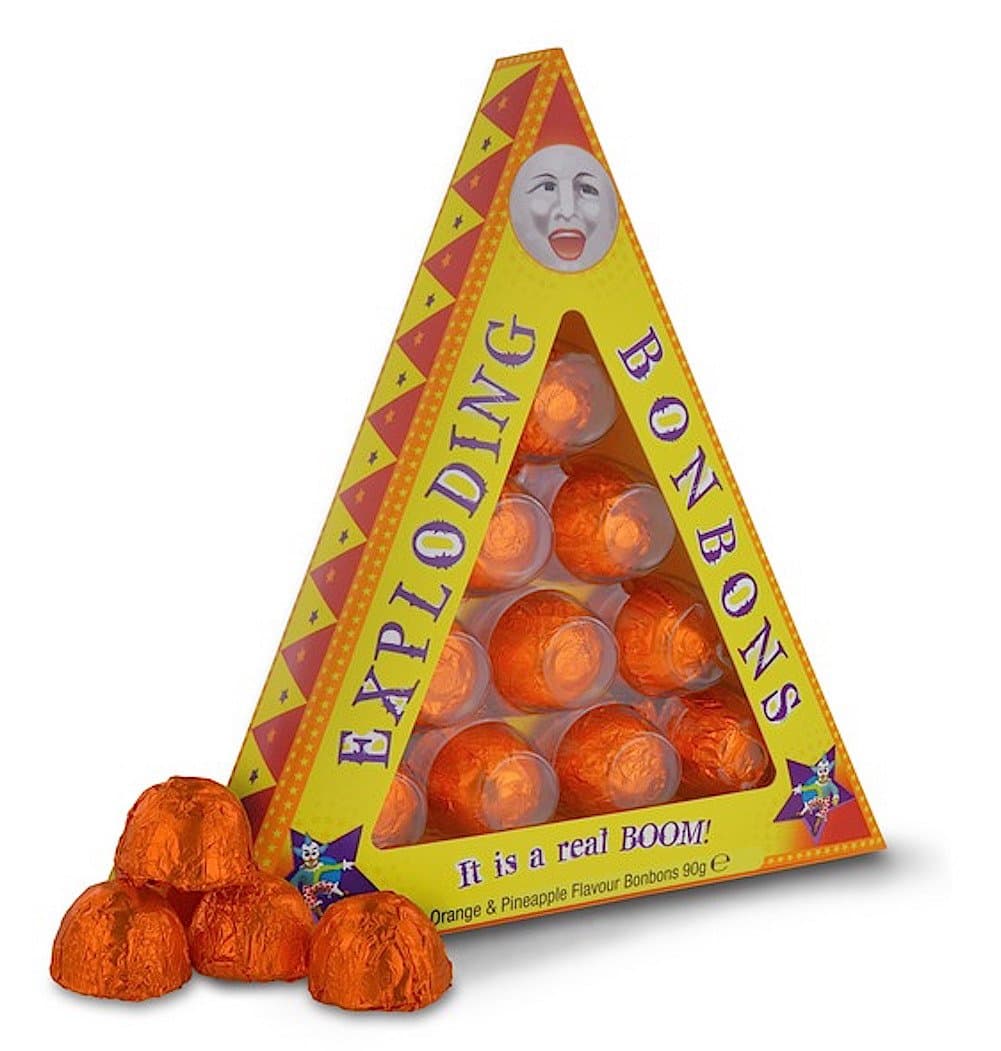 Studios Wizarding World of Harry Potter Park Honeydukes Emporium Exploding Bon Bons Orange & Pinapple Flavoured 3.25 Oz Candy
