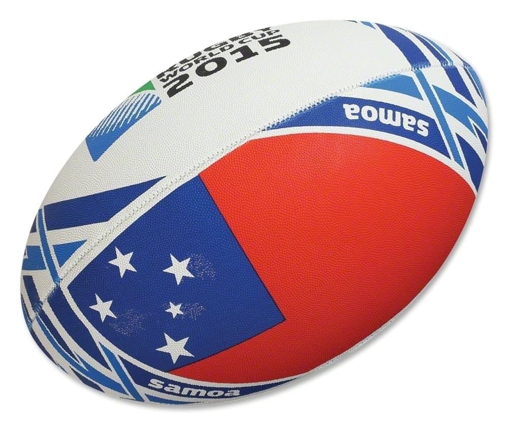 Gilbert Rugby World Cup Flag Ball - Samoa, Size 5