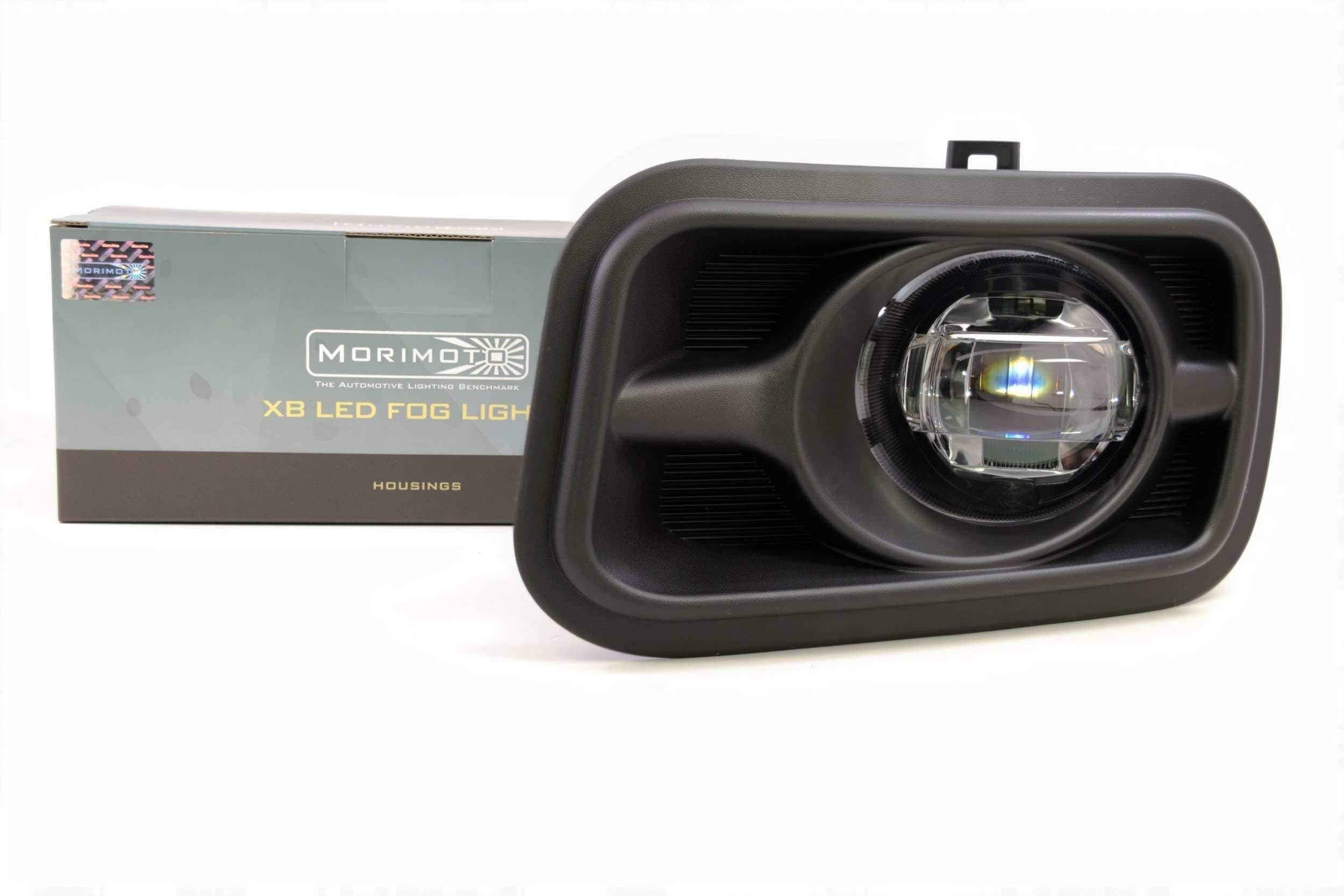 Morimoto 2x Type Ram XB 9006 Horizontal LED Fog Light Kit For 2009-2017 Dodge Ram 1500 2500 3500