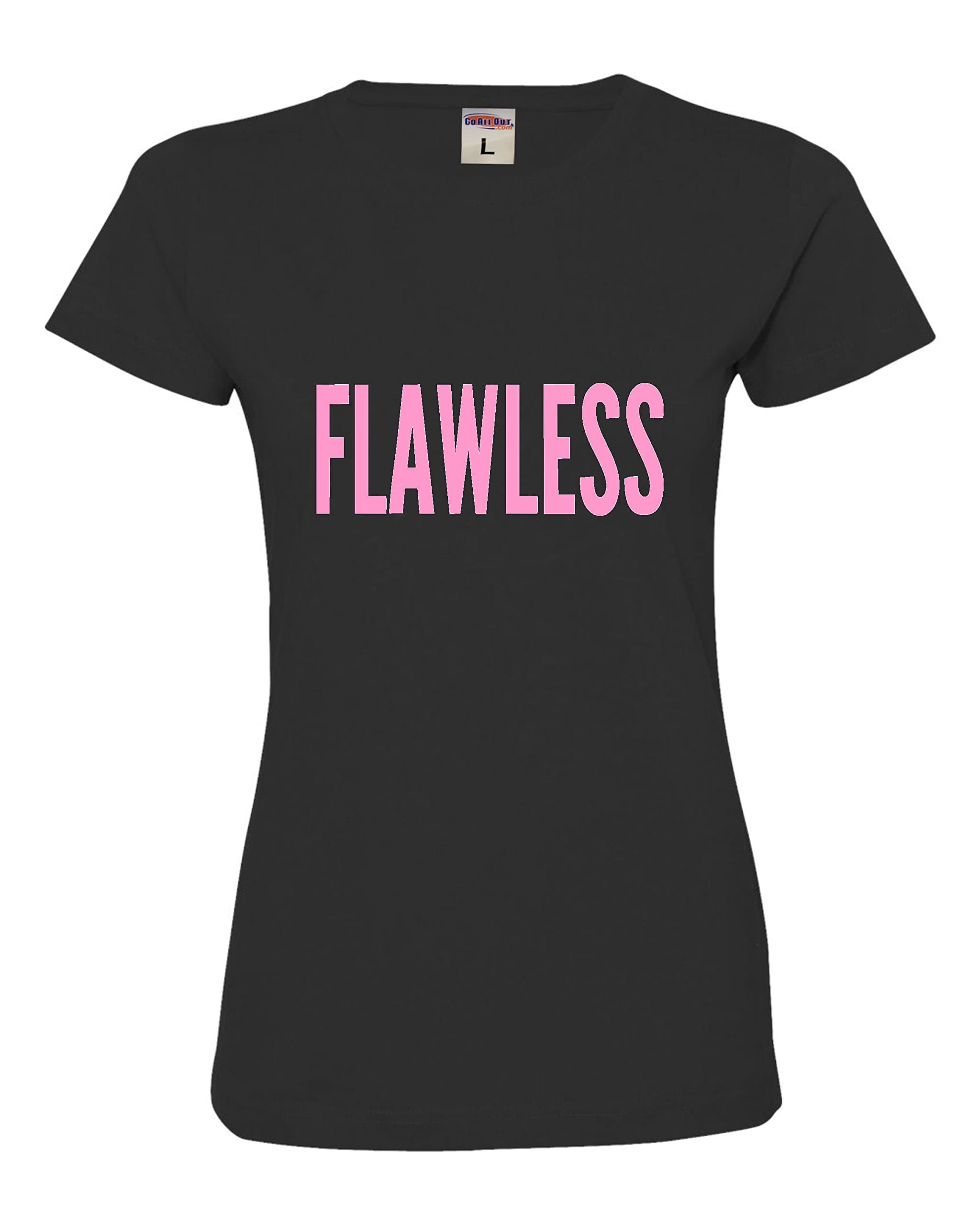 X-Large Black Womens Flawless Deluxe Soft T-Shirt