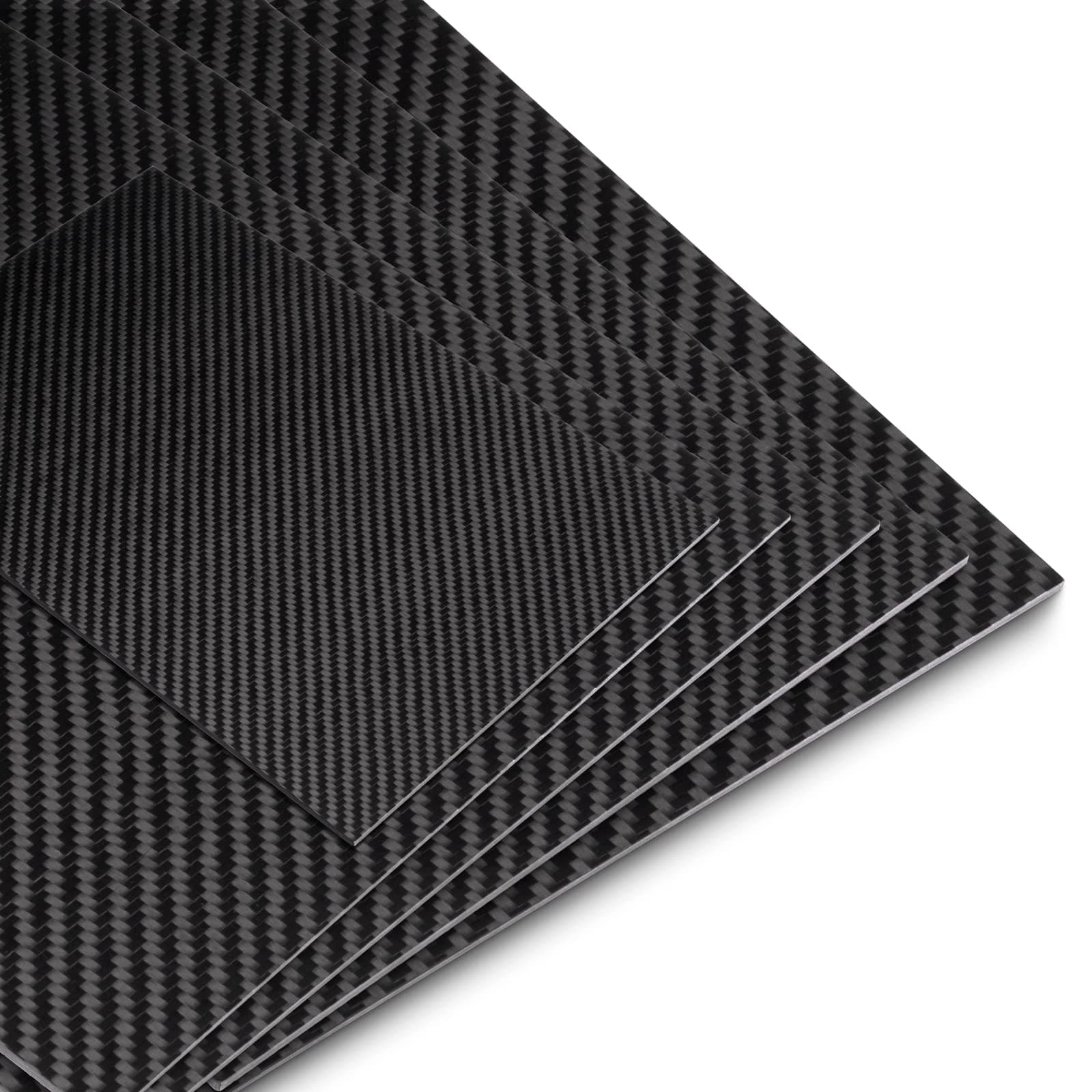 Carbon Fiber Sheet 200x300x1MM - FAKILO 100% 3K Twill Matte Carbon Fiber Sheets Plate for Airplane/Car Model DIY, etc