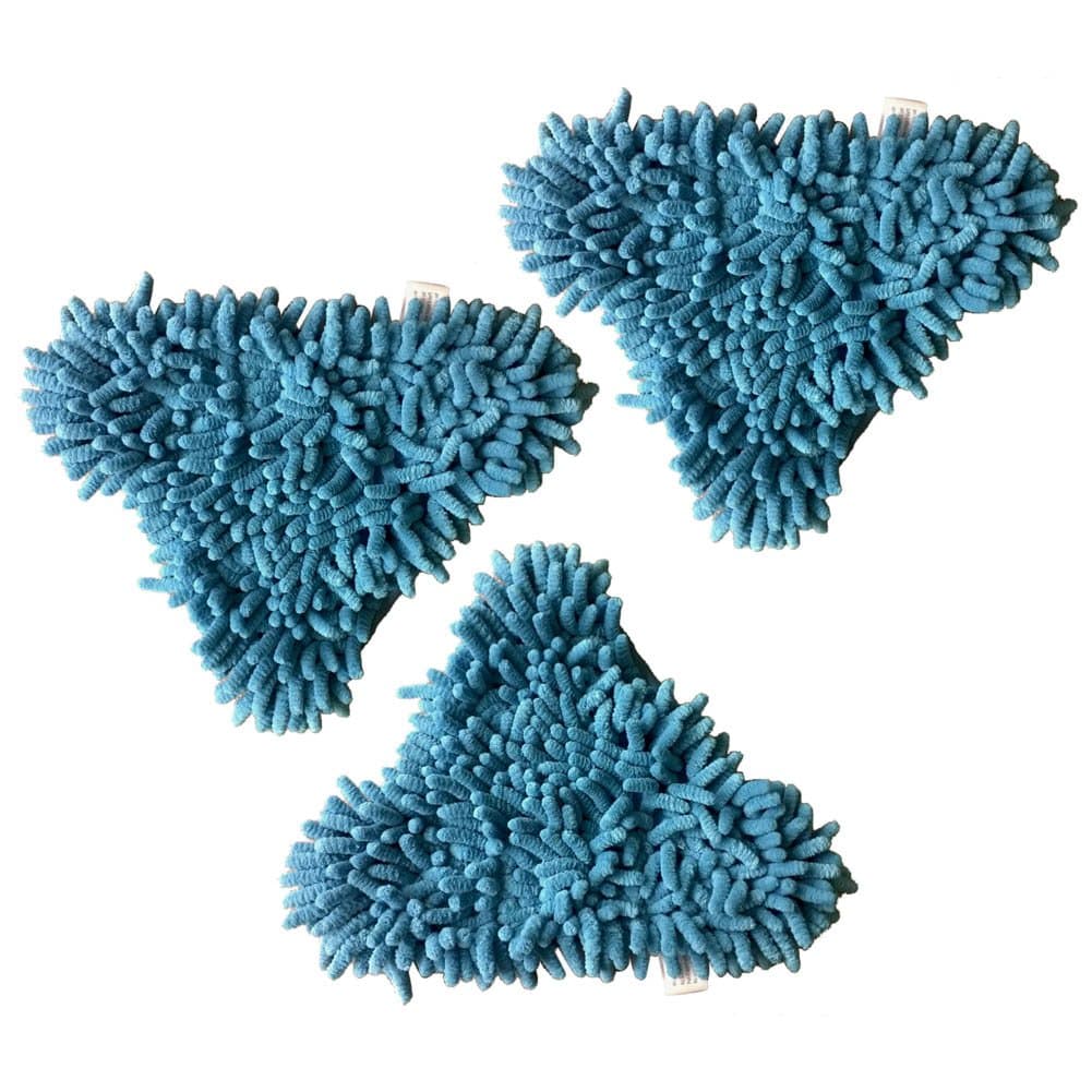 Mingshengyao Micro-fiber Blue Coral Pads For X5 H20 Steam Mop Pack Of 3pcs