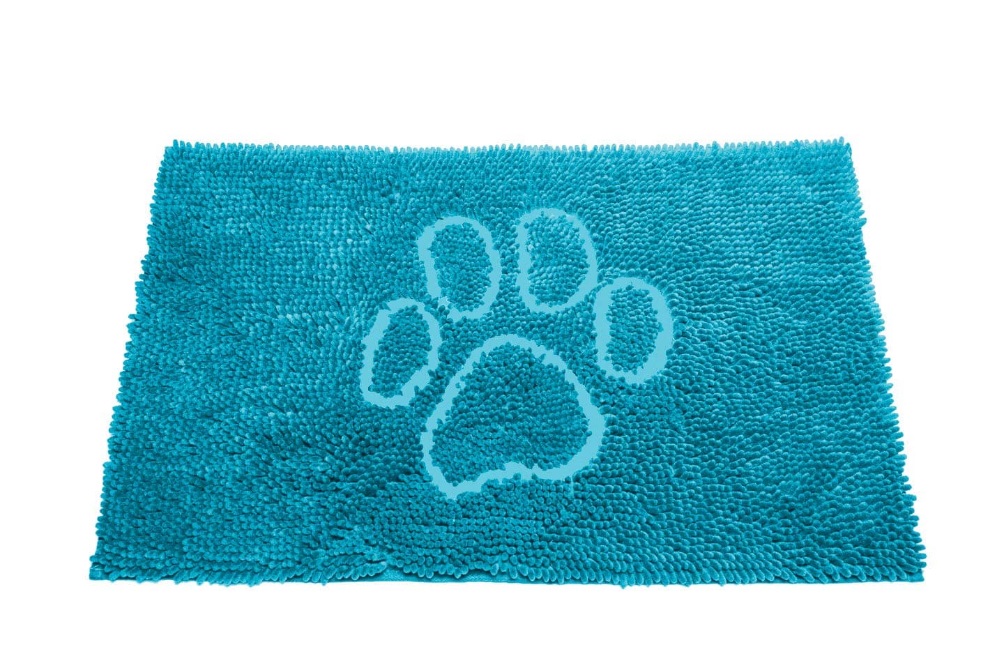 Dog Gone Smart Dirty Dog Doormat - Fast Drying Rug with Super Gripper Backing for Clean Floors - Super Absorbent and Machine Washable Mat for Muddy Paws - Aqua