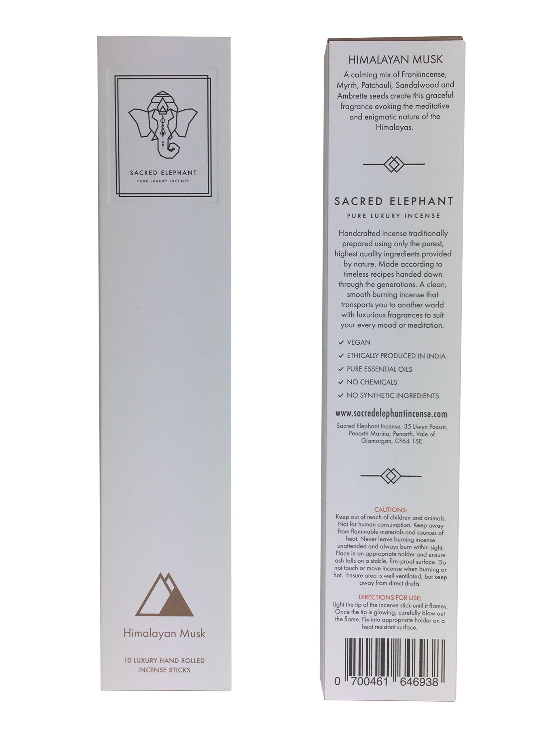 Sacred Elephant Design Accessories, Green, Length 8.1 inches (20.5 cm), Set of 10