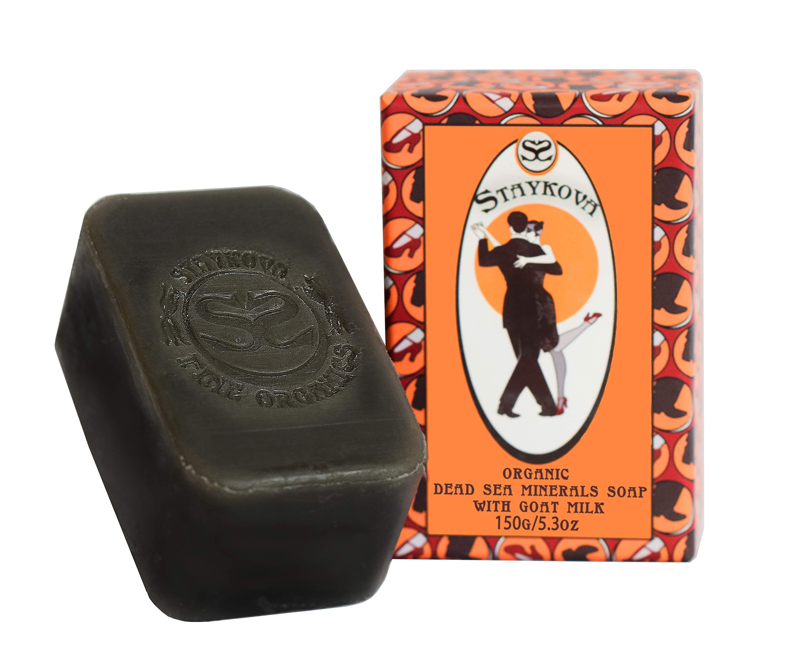 Dead SEA MUD BAR SOAP | Lush SPA Soap |100% Organic & Natural | Essential Oils, Activated Charcoal, Olive Oil, Castor Oil, Dead Sea Salts, Goat Milk | for Dry Skin, Eczema, Acne | Women & Mens Soap