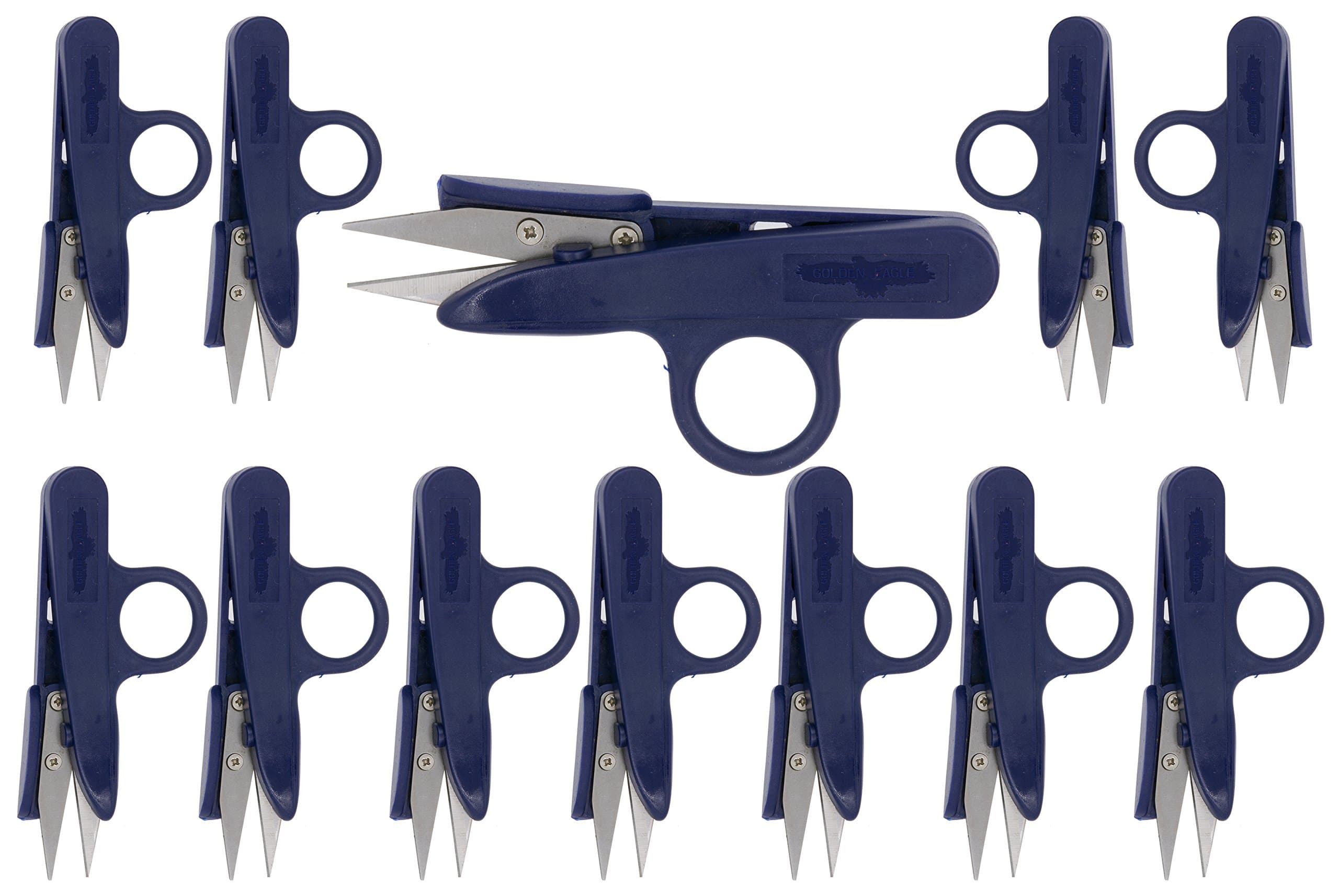 Golden Eagle Sharp Point Quick-Clip Lightweight Thread Snippers (12 Piece Pack)