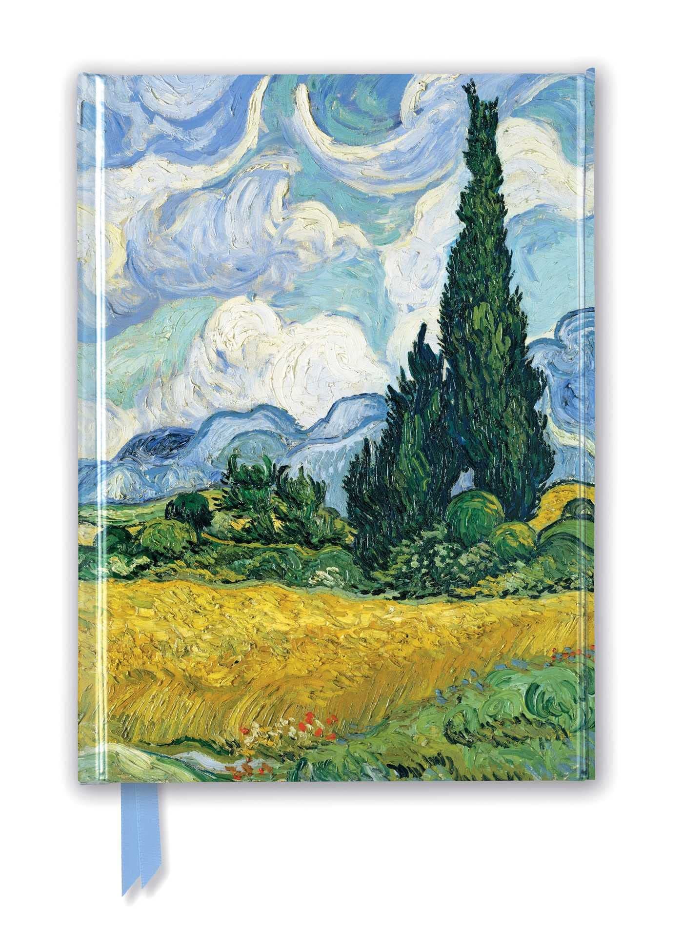 Van Gogh: Wheat Field with Cypresses (Foiled Journal): Now a major film starring Matt Damon, Adam Driver and Jodie Comer