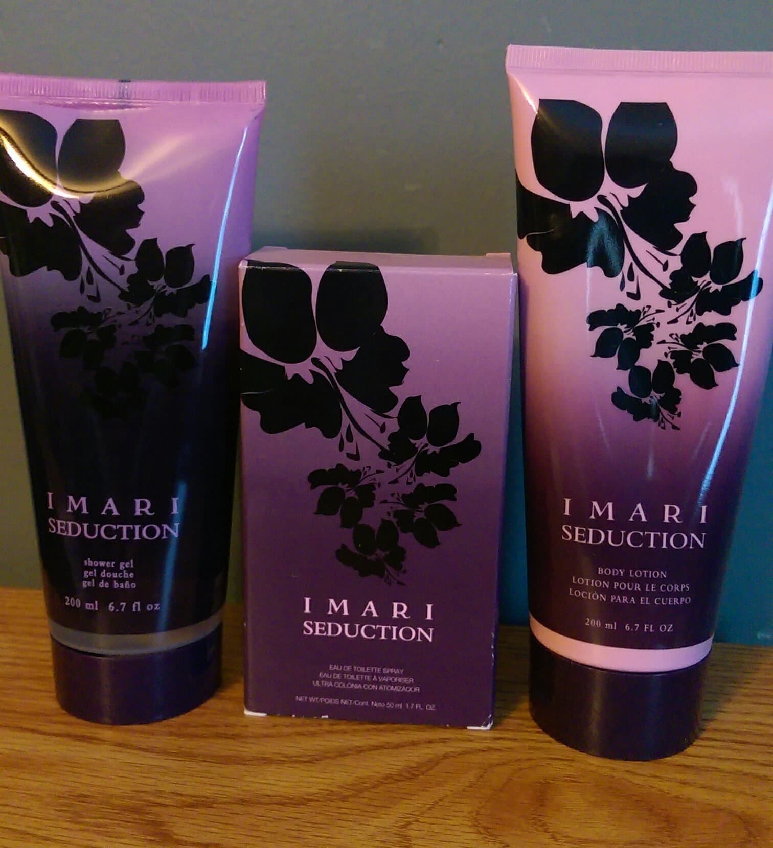 3 Pieces Set of Avon Imari Seduction EAU Detoilette Spray, Body Lotion, Shower Gel