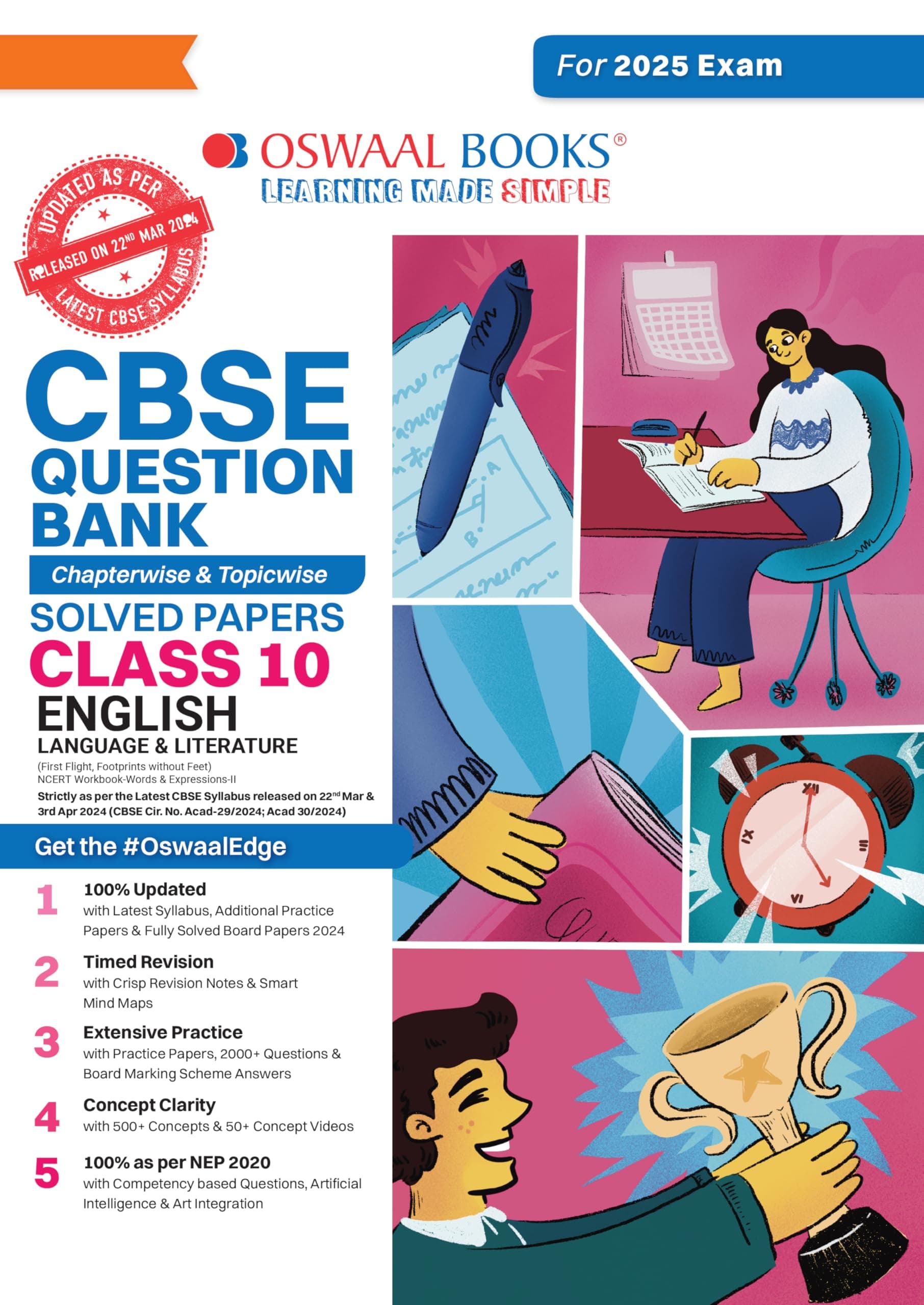 CBSE Question Bank Chapterwise and Topicwise SOLVED PAPERS_Class 10_ENGLISH Language & LITERATURE_For Exam 2024-25