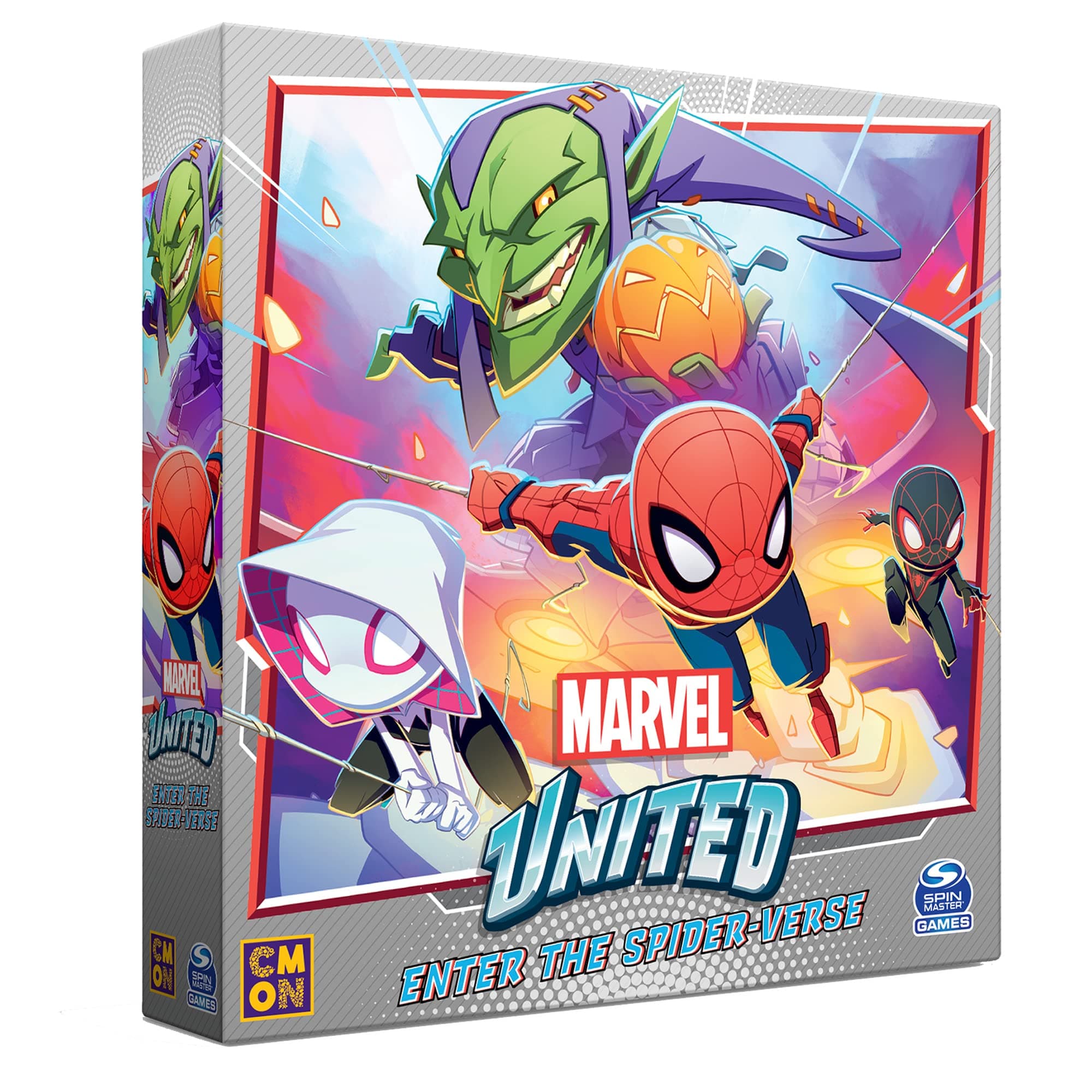CMON | Marvel United Expansion: Enter the Spider-Verse | Cooperative Board Game | Ages 14 Plus | 1-4 Players | 45 Minutes Playing Time
