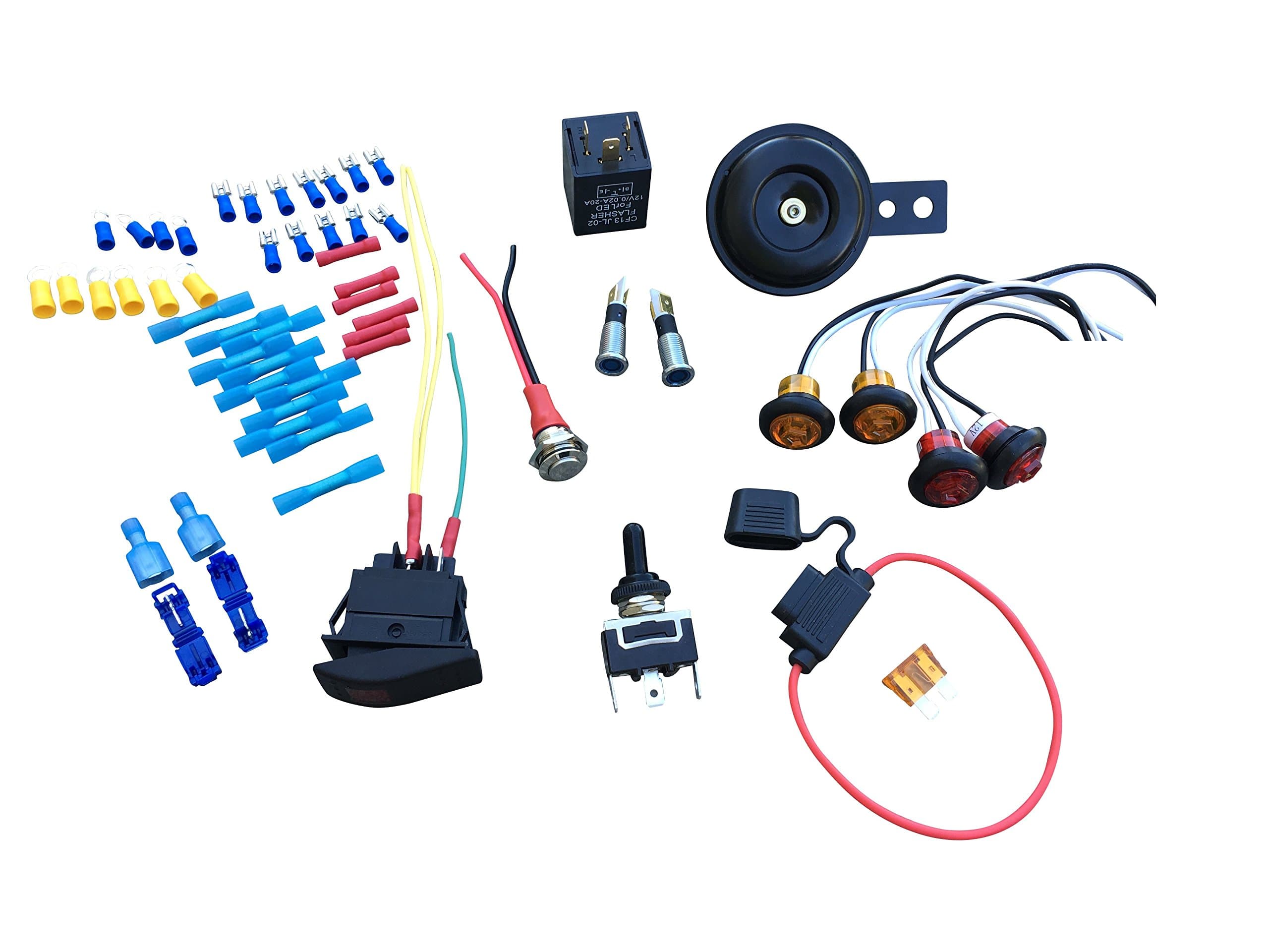 - WD Electronics - DIY Street Legal Kit Turn Signal for UTV, ATV | Compatible with Polaris, Can Am, Yamaha, Kawasaki, Honda, BDX, Arctic Cat, and More