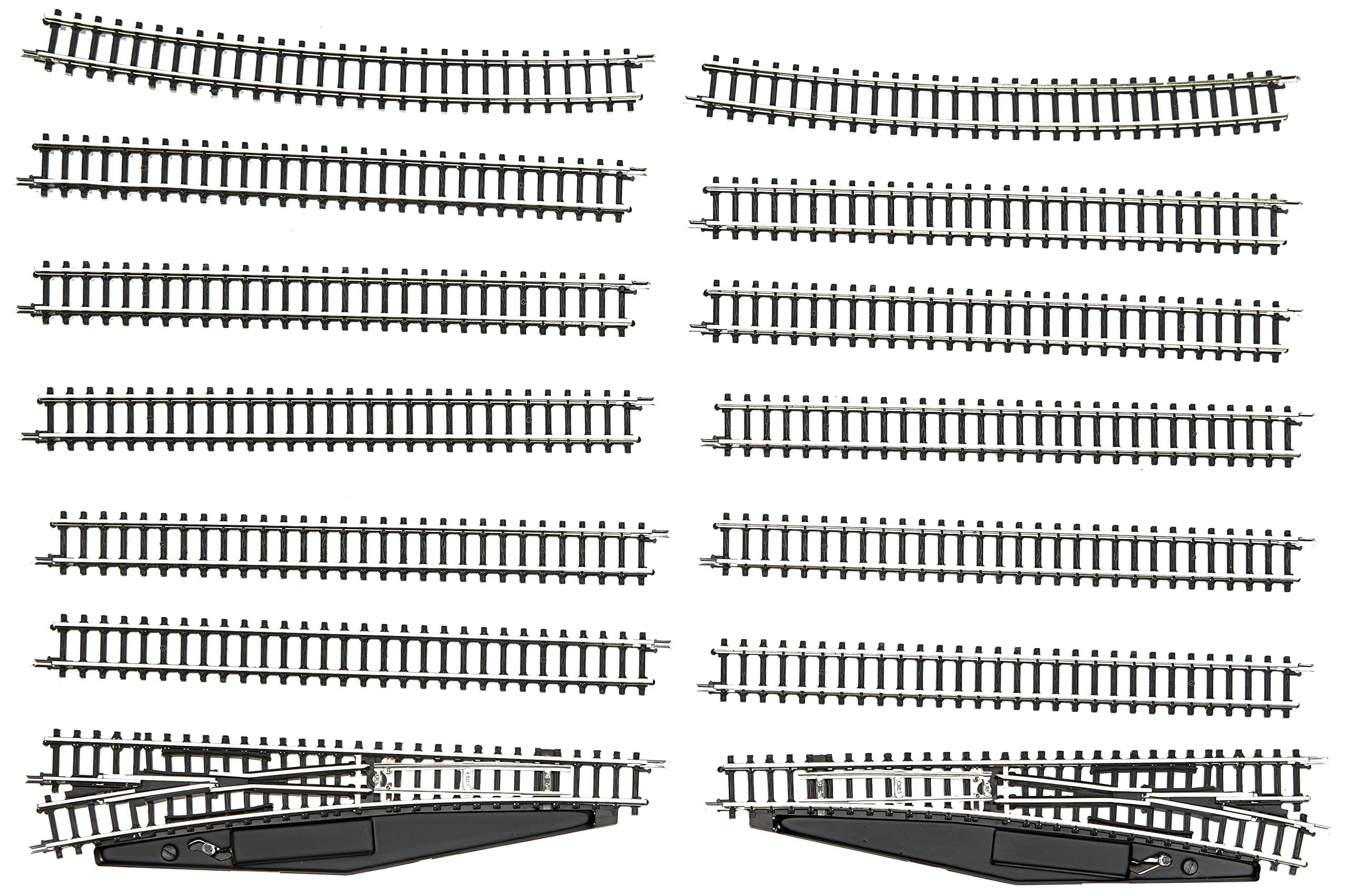 Mrklin Z Scale Model Train Tracks Extension Set with Manual Turnouts