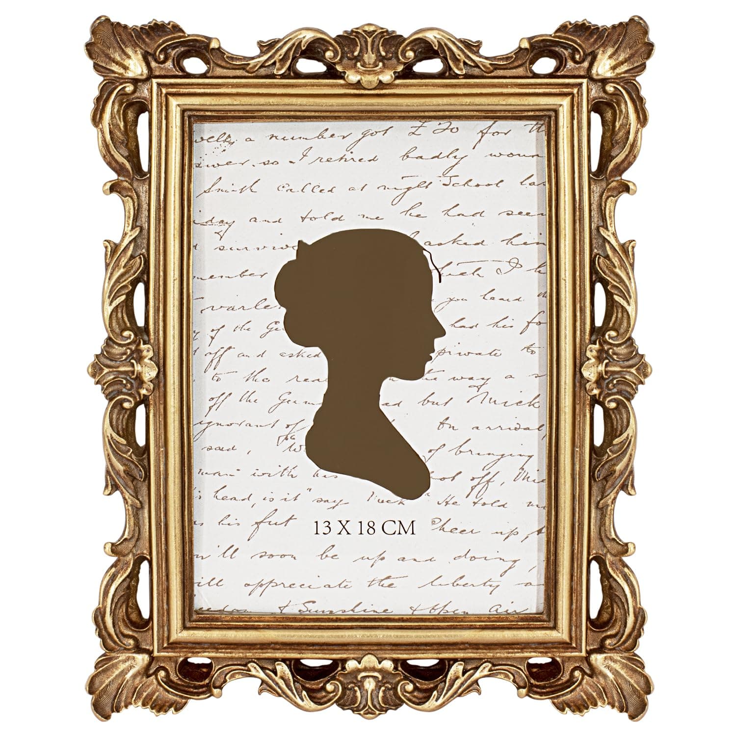 AELS 5x7 Inch Vintage Picture Frame, Elegant Antique Photo Frames with Glass Front, Photo Display, Tabletop Wall Hanging, Gift Ideas