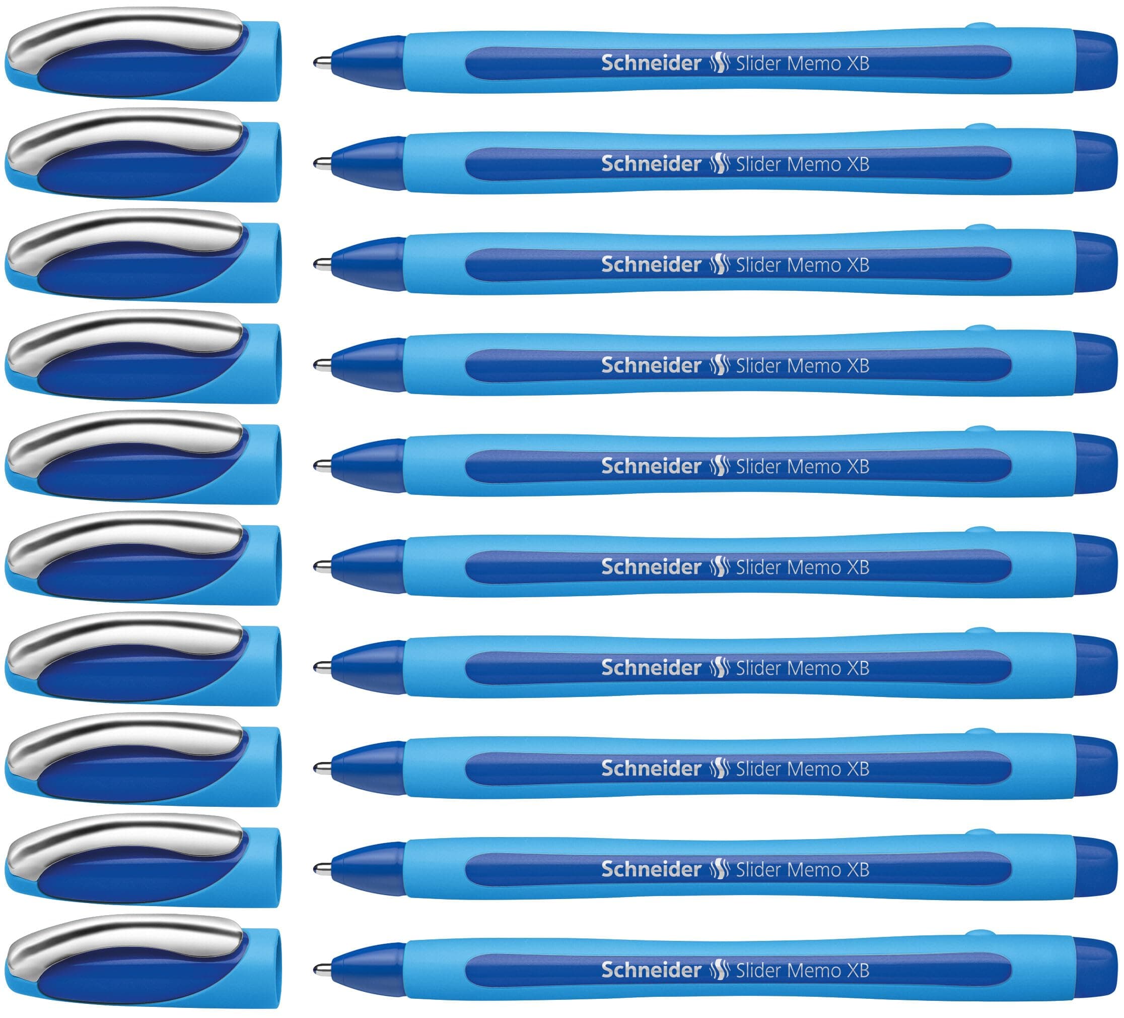 Slider Memo XB 150203 Ballpoint Pen Blue Pack of 10