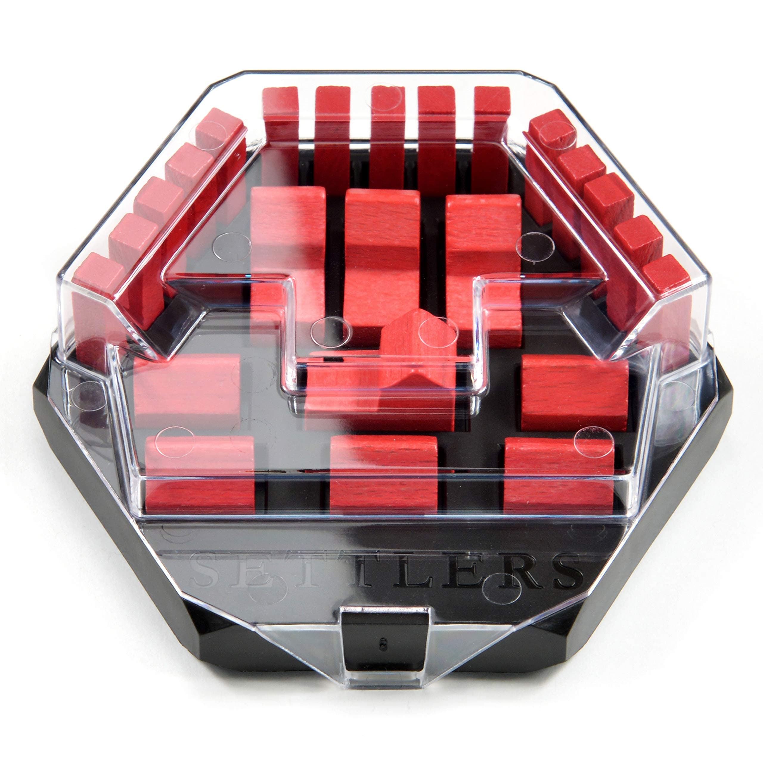 Settlers Game Piece Holder/Organizer - Black (Set of 6)