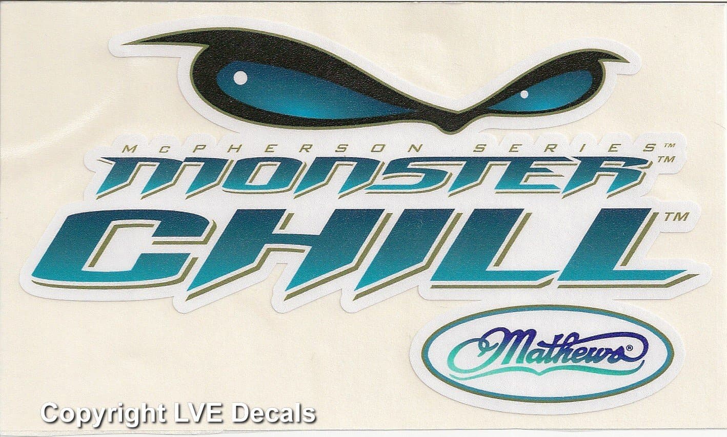 Mathews - Monster Chill - Archery Bowhunting Window Decal Sticker