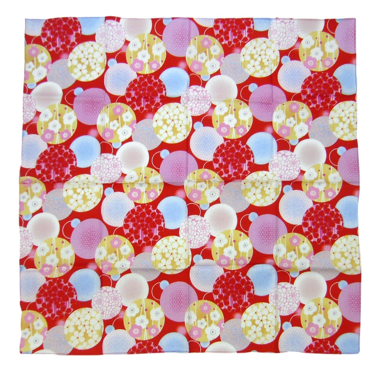 Sankosen Women's Japanese Traditional Pattern Large Handkerchief