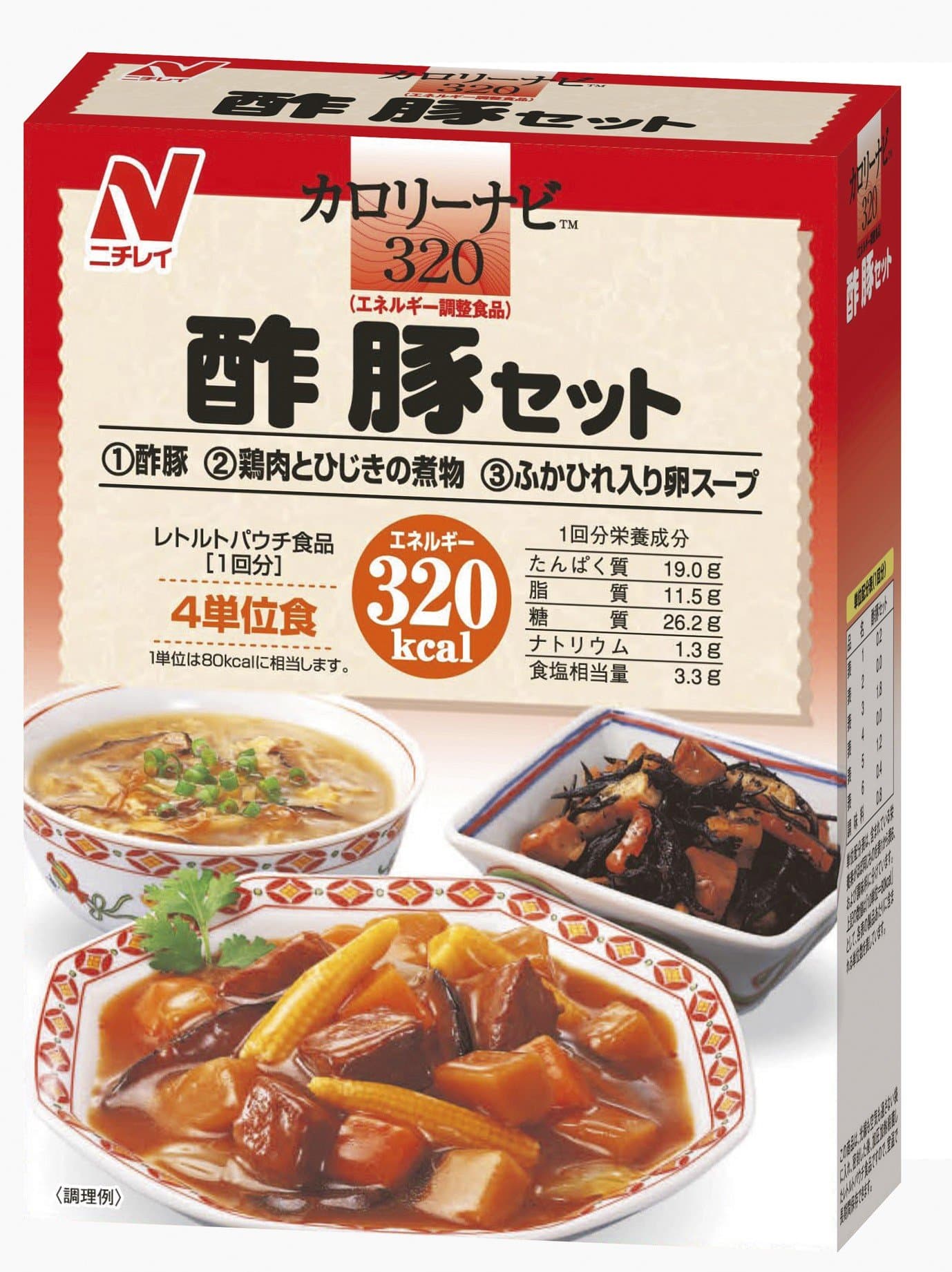 Calorie Navi Sweet Sour Pork Set