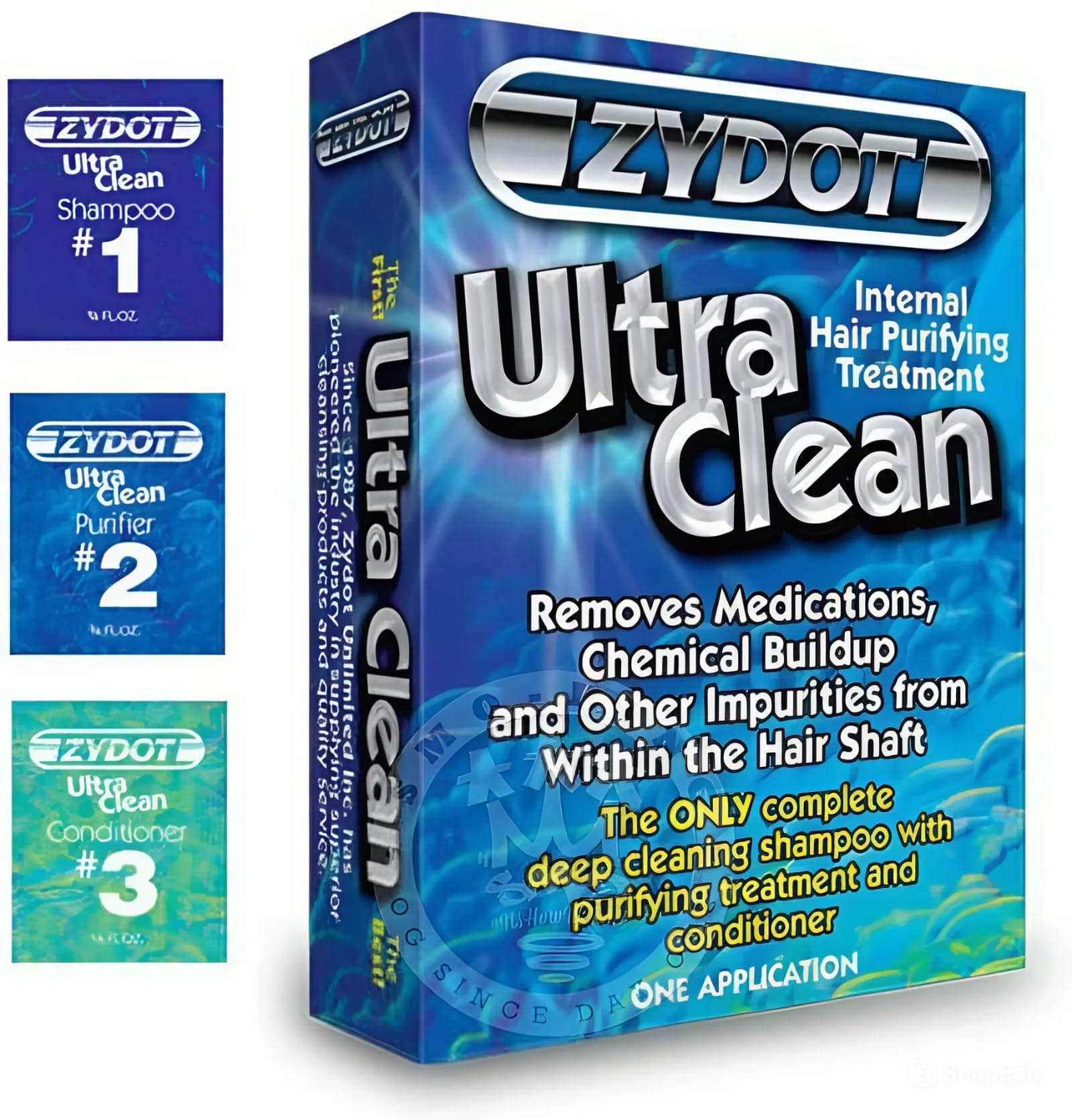 Ultra Clean Hair Detox Shampoo & Conditioner Kit, Removes Medications, Chemical Buildup & Impurities, Deep Cleansing Shampoo with Purifier & Conditioner for Hair Shaft Detox