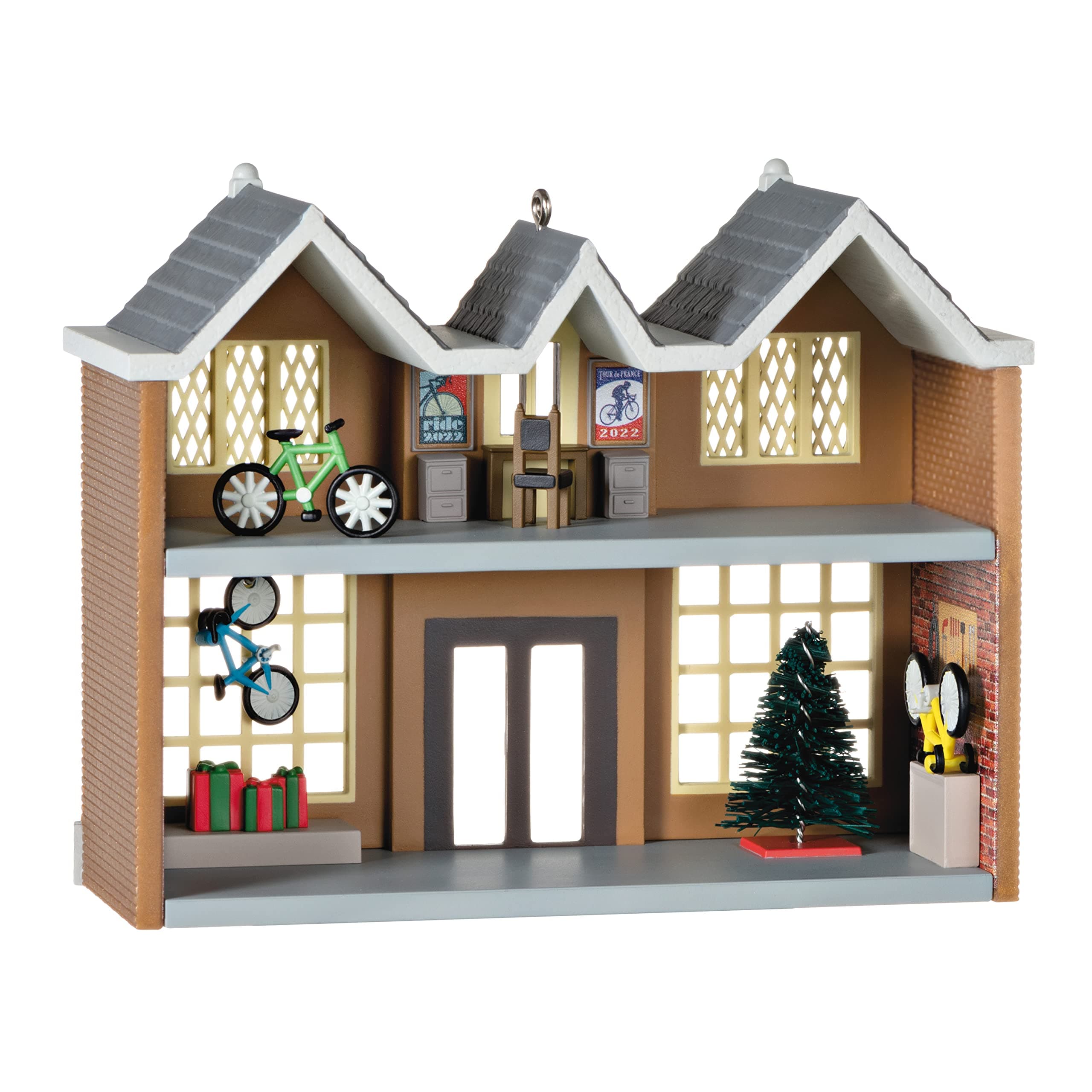 Christmas Ornament 2022 Year-Dated, Nostalgic Houses and Shops Keepsake Korners Bicycle Shop