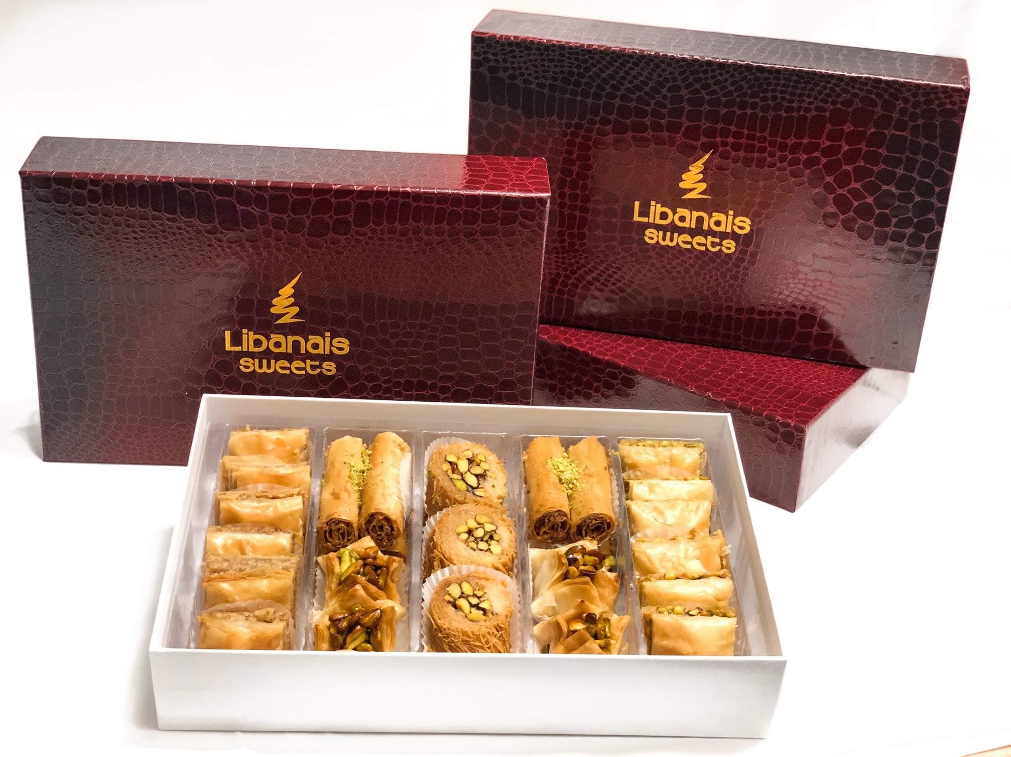 Baklava Gift Box 30 Pc. Signature Collection - Red