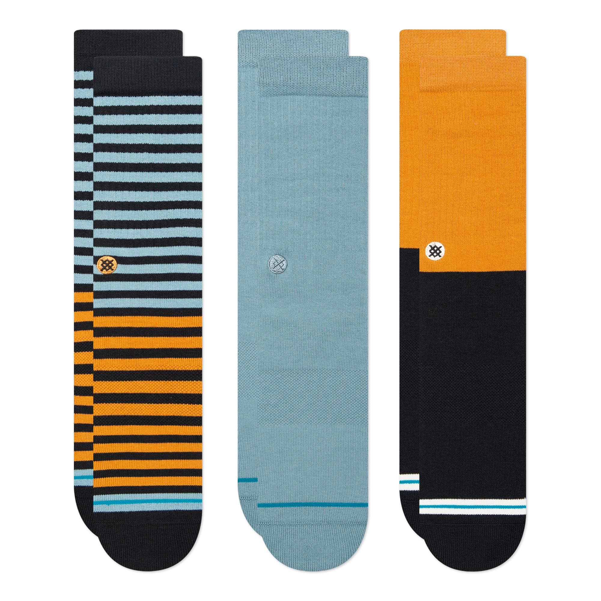StanceBarnacle 3 Pack Crew Socks, Multi