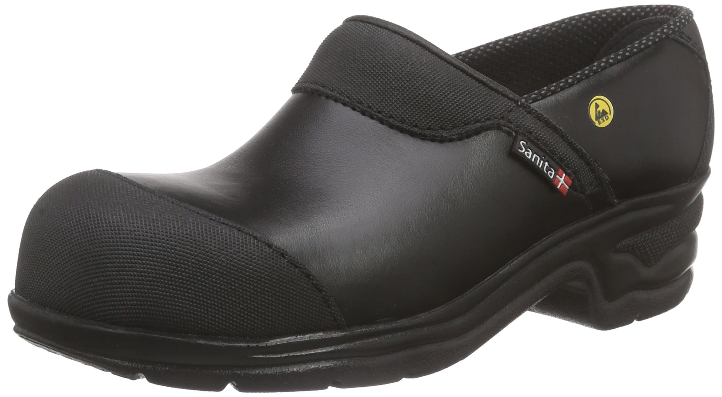 Sanita Safety Clog open-SB, Unisex Adults' Clogs Clogs, Black (Black 2), 11 UK (46 EU)