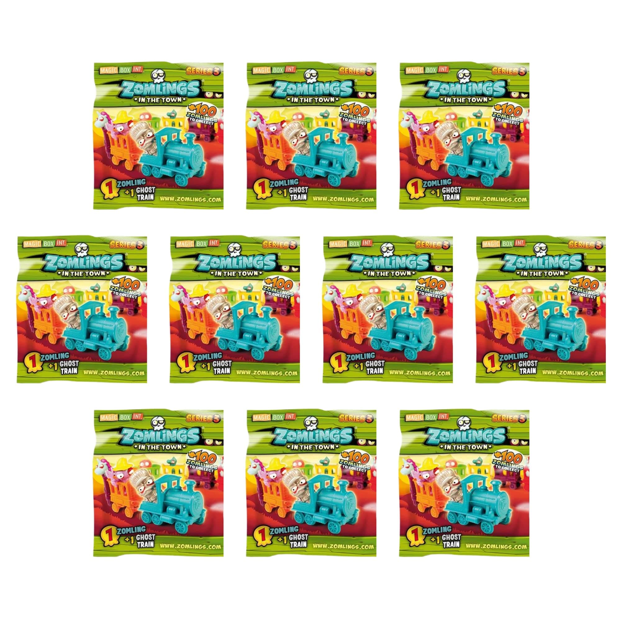 in The Town Ghost Train Blind Party Suprise Bag Pack of 10 - Series 3