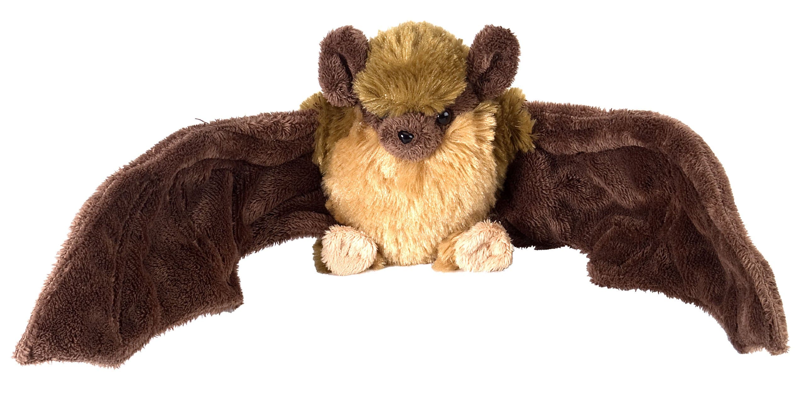 Wild Republic Brown Bat Plush, Cuddlekins Mini, Stuffed Animal, Plush Toy, Gifts for Kids, 8 Inches