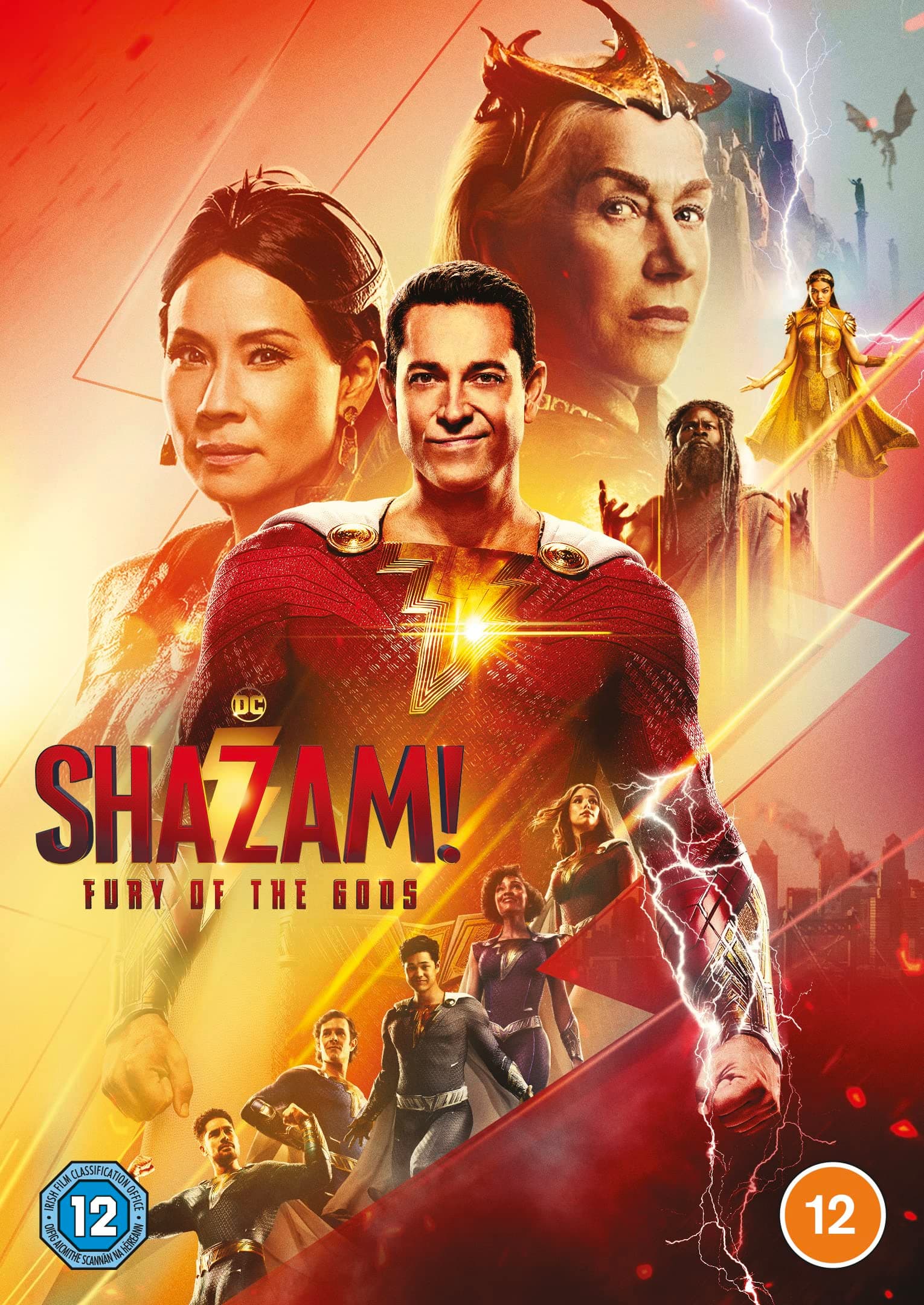SHAZAM FURY OF THE GODS DVD