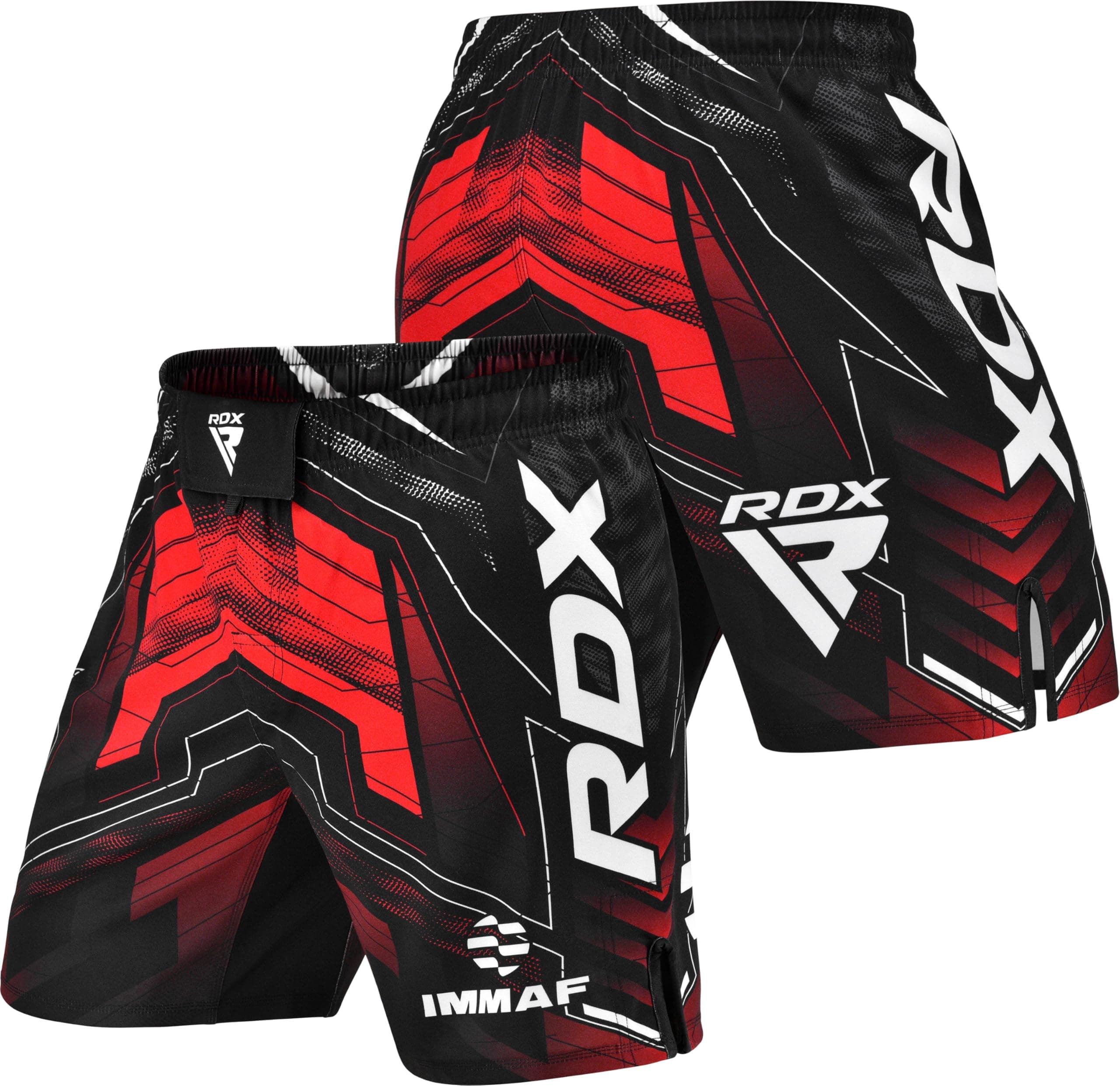 IMMAF Approved MMA Shorts, Side Slits Design Suitable for MMA Boxing, Muay Thai, Kickboxing Gym Workout