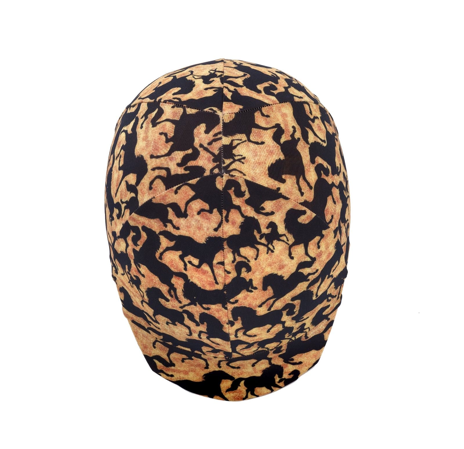 Zocks Print Helmet Cover by OV - (1895 Black Horses, One)