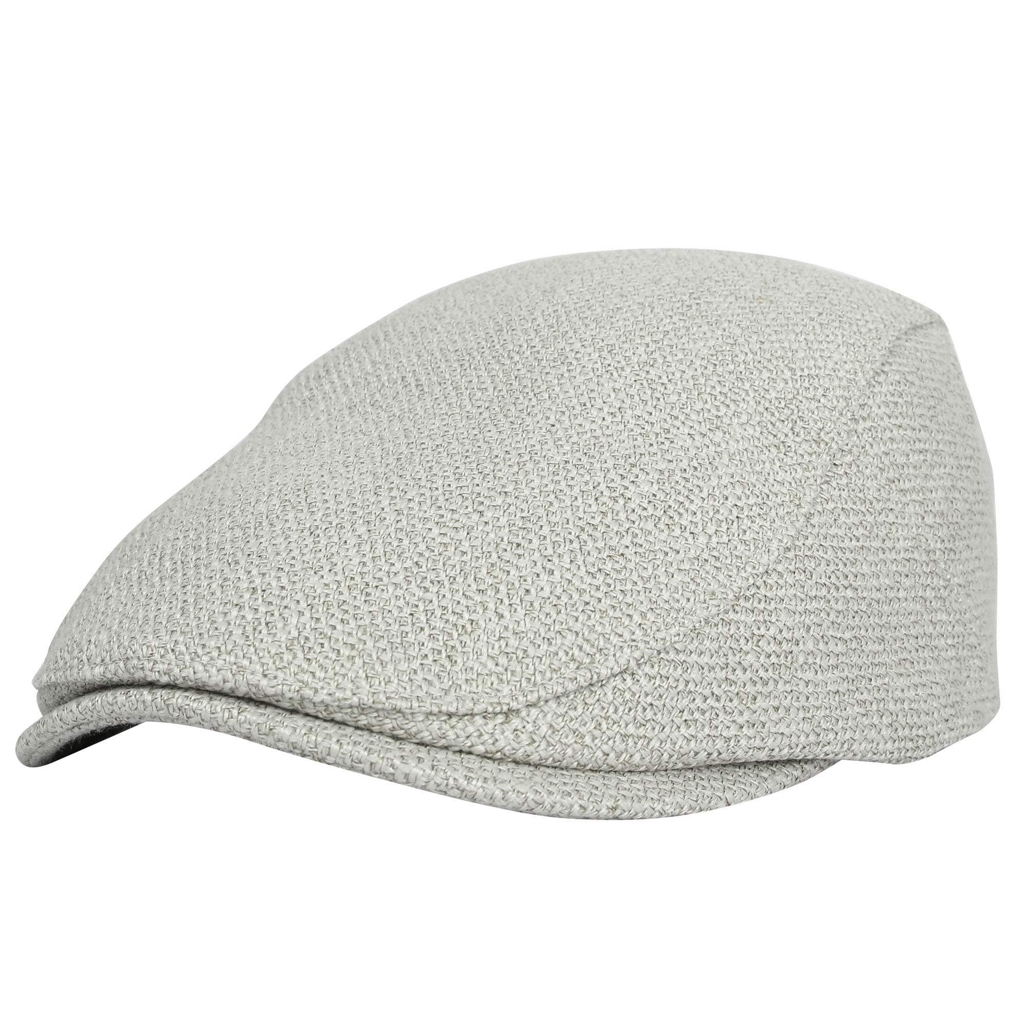 Ivy Cap Straw Weave Linen-Like Cotton Cabbie Newsboy Hat MZ30038