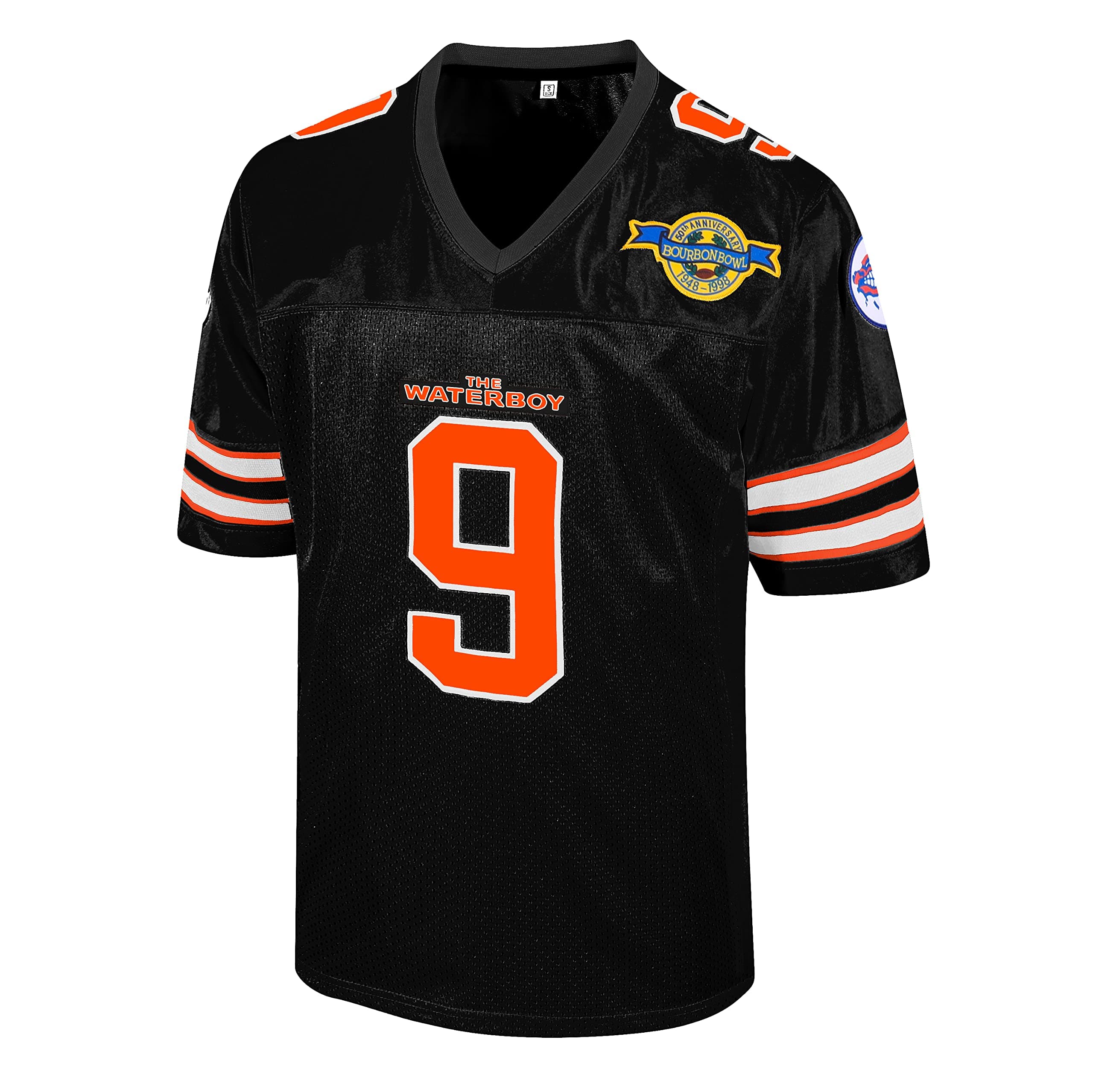 Bobby Boucher #9 The Waterboy Adam Sandler Movie Mud Dogs Bourbon Bowl Football Jersey