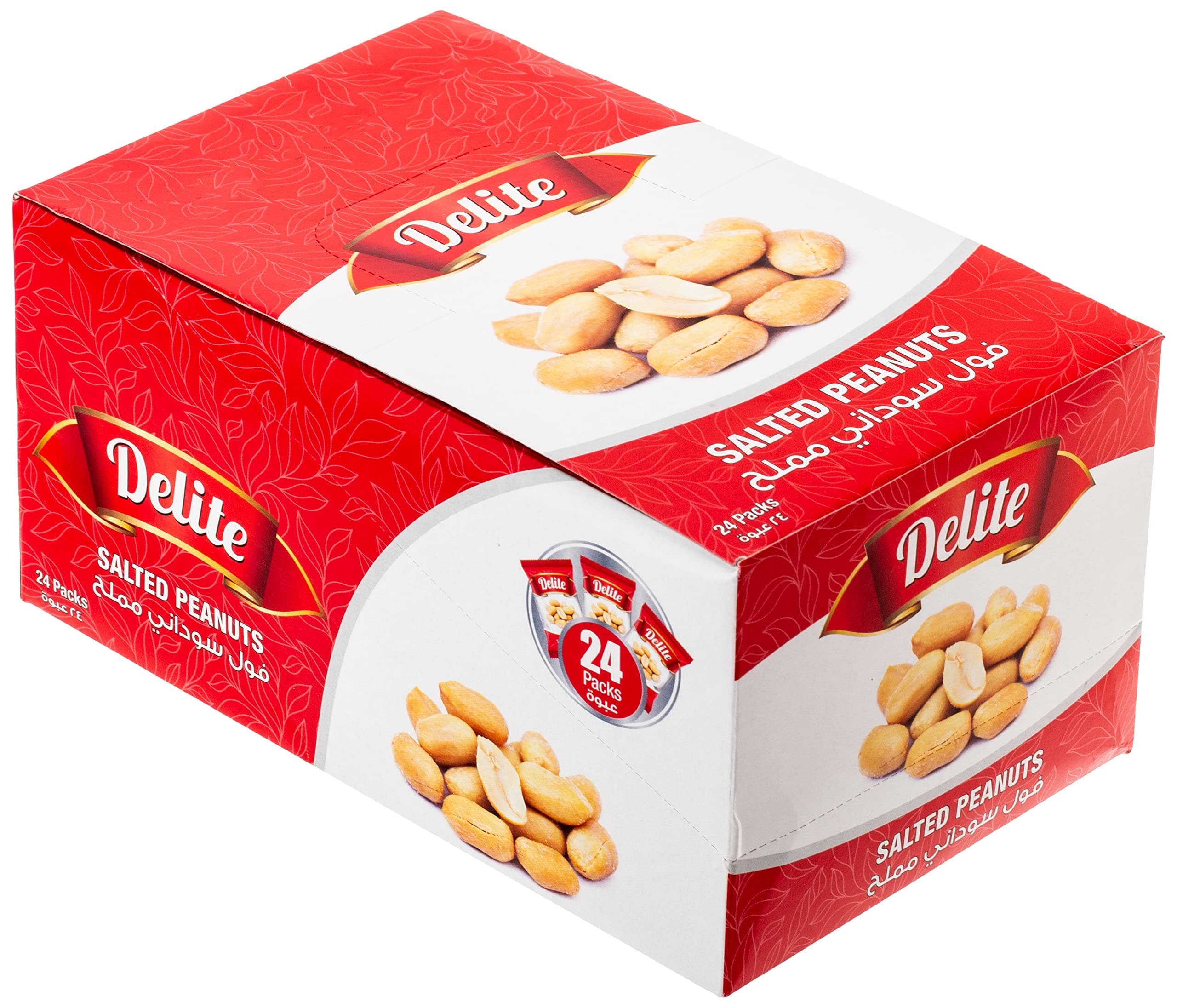 Unikai Delite Nuts Salted Peanuts, 13 g x 24 Pcs
