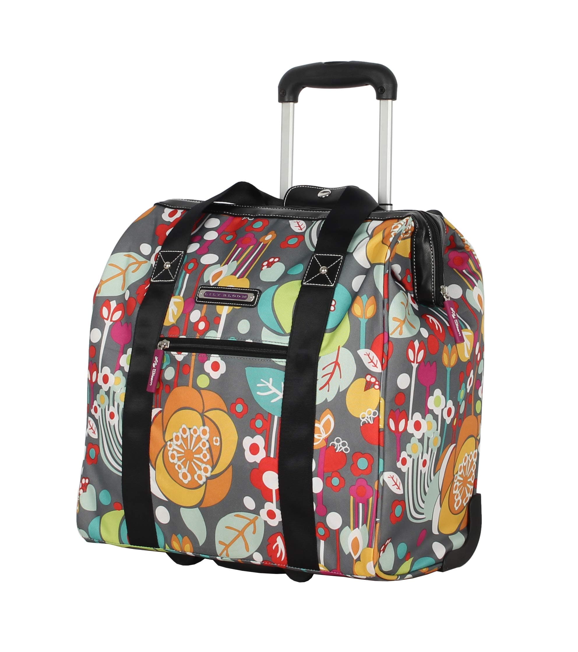 Design Pattern Carry on Bag Wheeled Cabin Tote (Bliss)