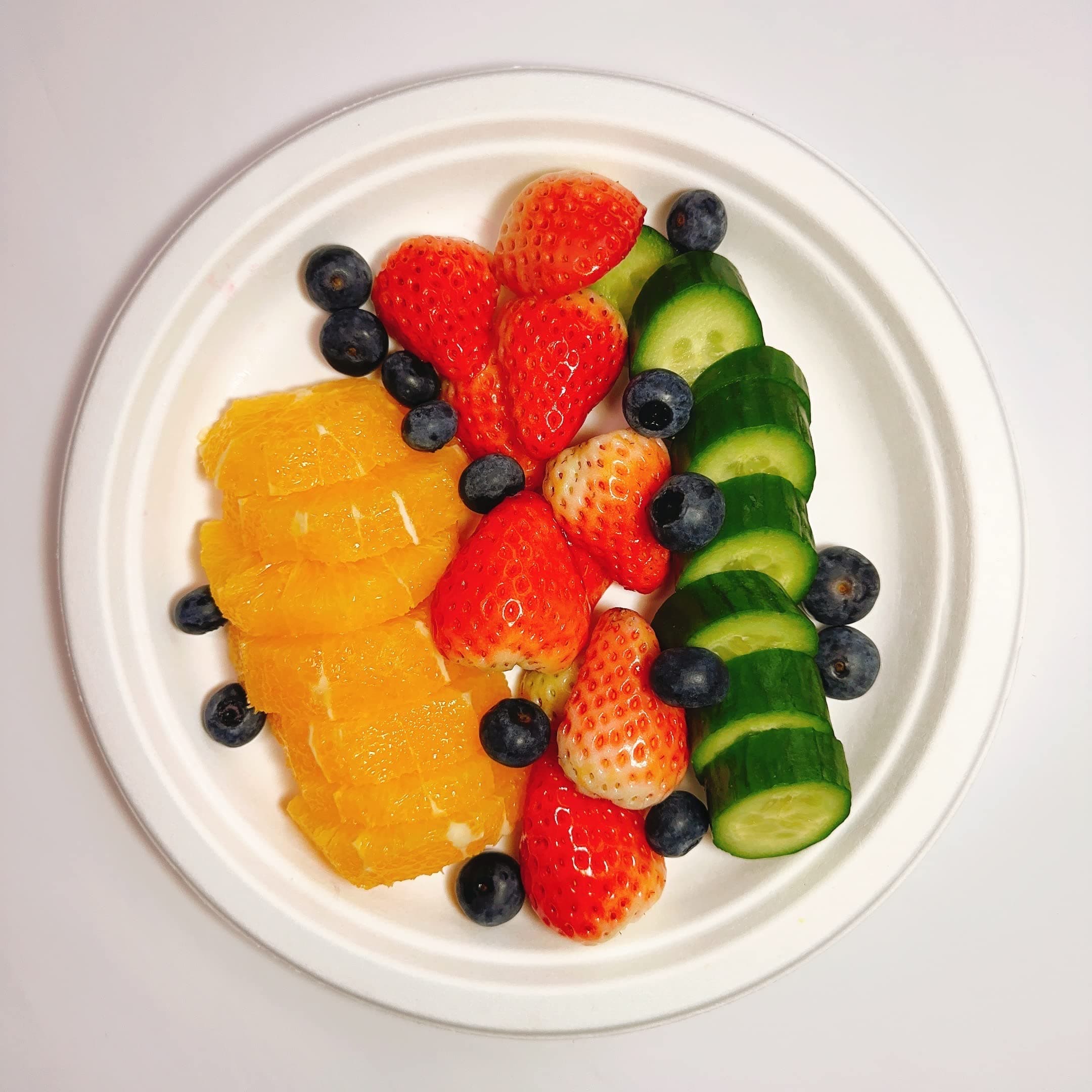 100% Biodegradable [7 Inch, 50 Pieces] Paper Plates, Microwavable, Hot or Cold Use, Nature Compostable, Dessert/Dinner Plates, Perfect alternative to Plastic Plates