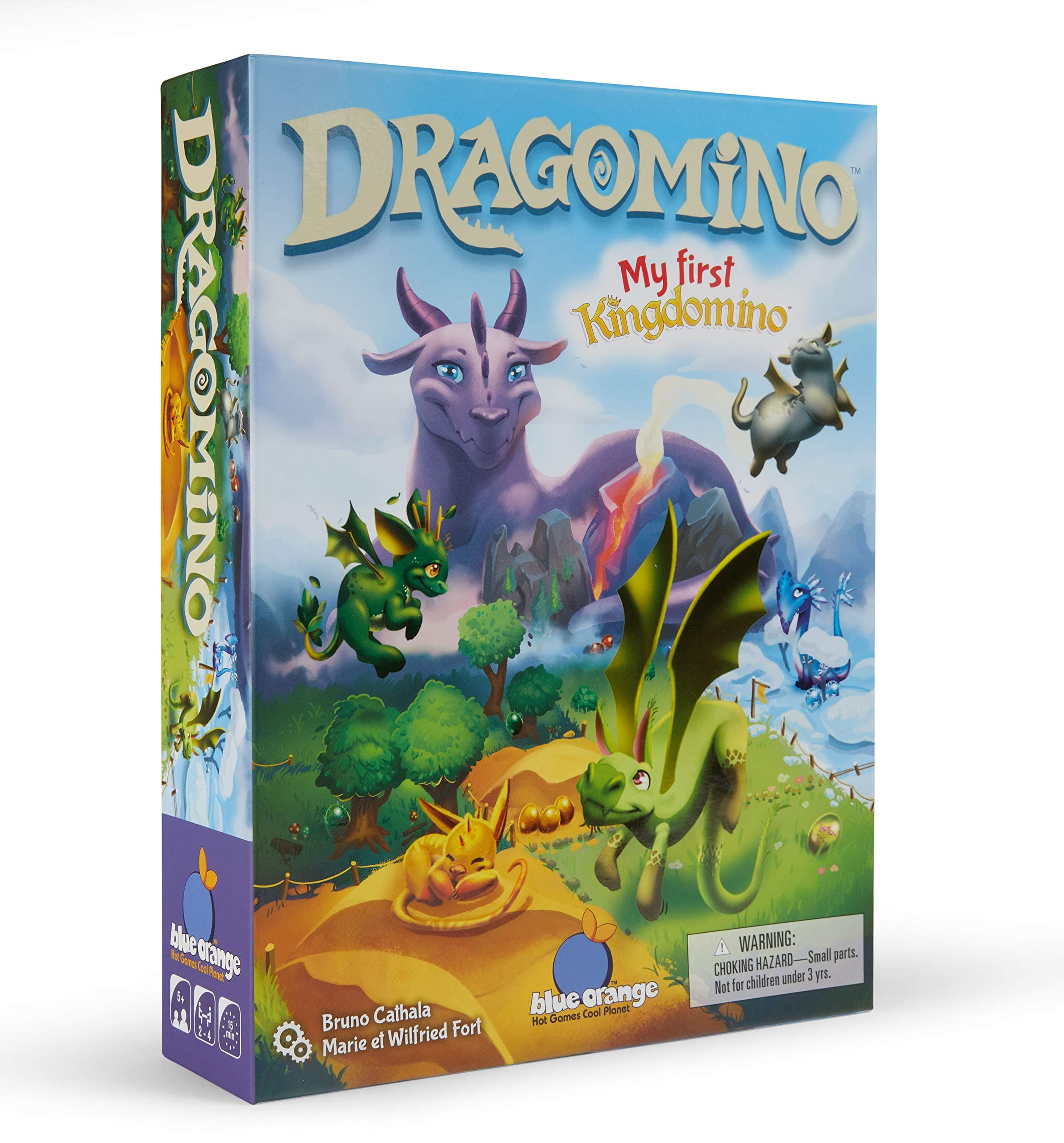 Tabletop Strategy Game, My First Kingdomino, Fun Kids & Adults Family Fantasy Board Game, 2-4 Players, Ages 5+, Dragomino by Blue Orange Games