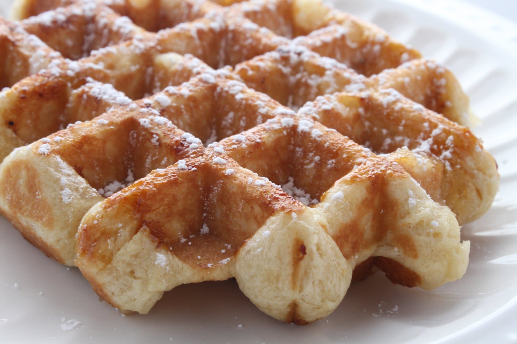 12 Authentic Fresh Belgian Liege Waffles (Vacuum Sealed)
