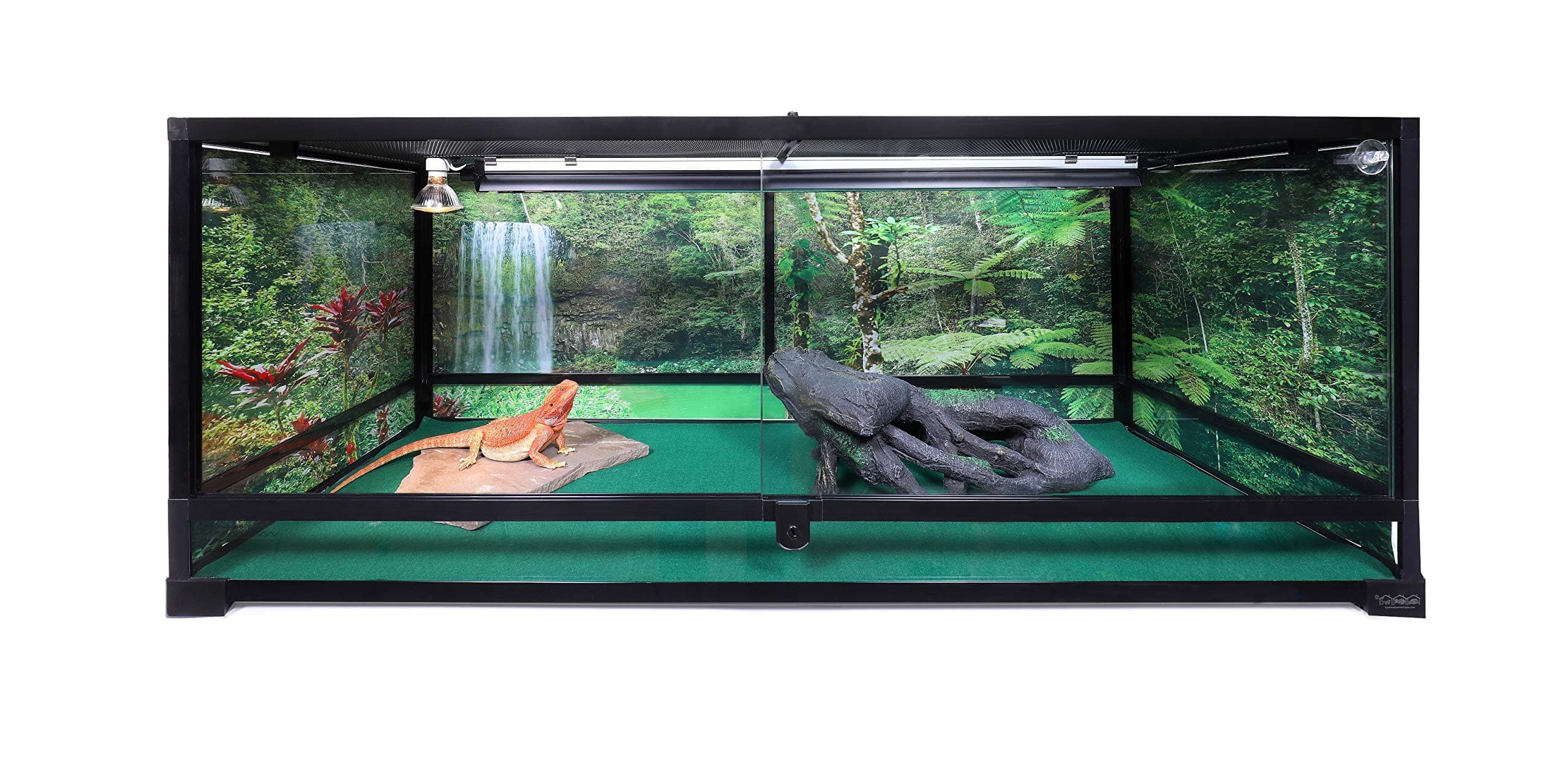 CAROLINACUSTOMCAGES Carolina Custom Cages Terrarium, Extra-Long, Model Size 48x18x18, Easy Assembly