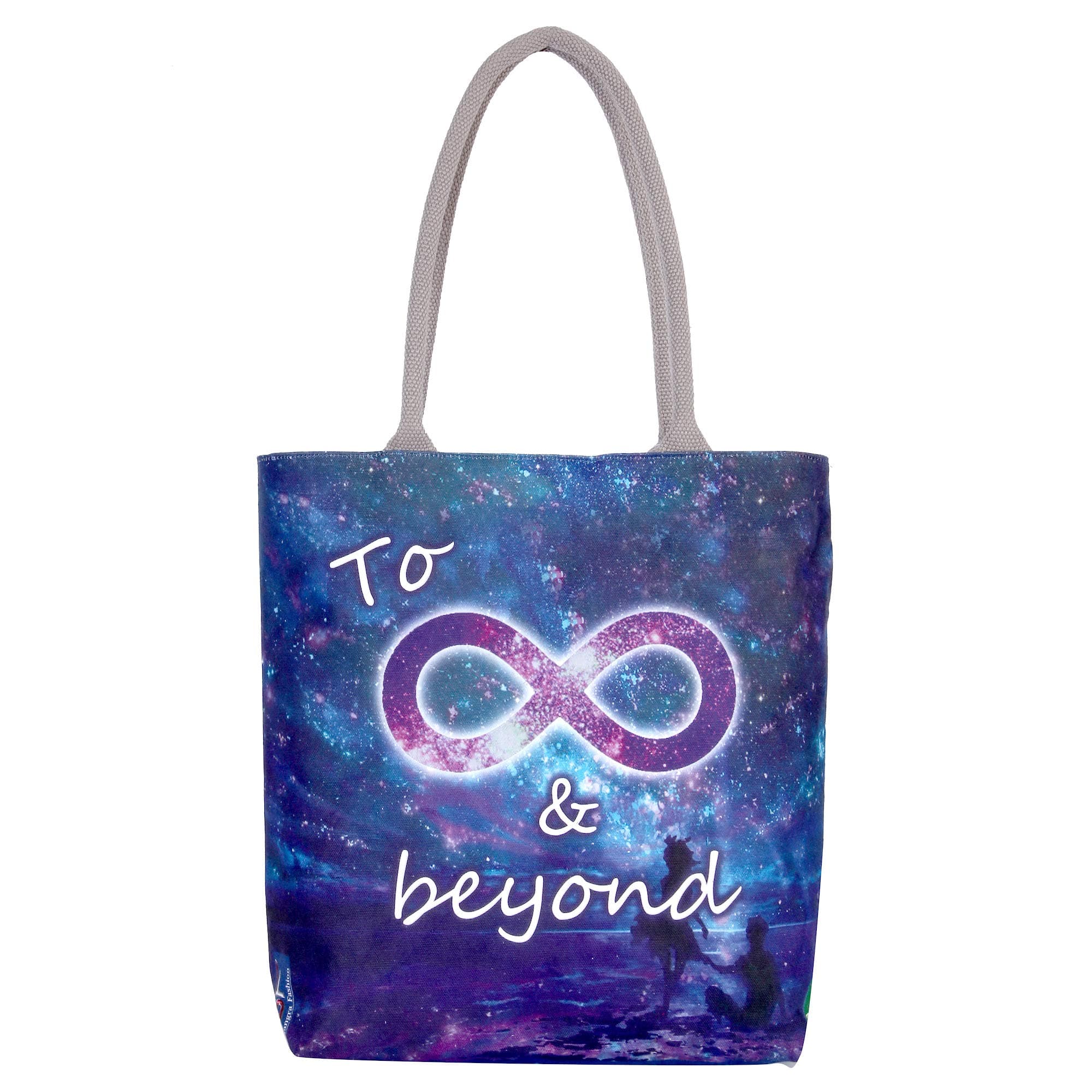 SangraMulti-Color Printed Canvas Tote Bag for Women