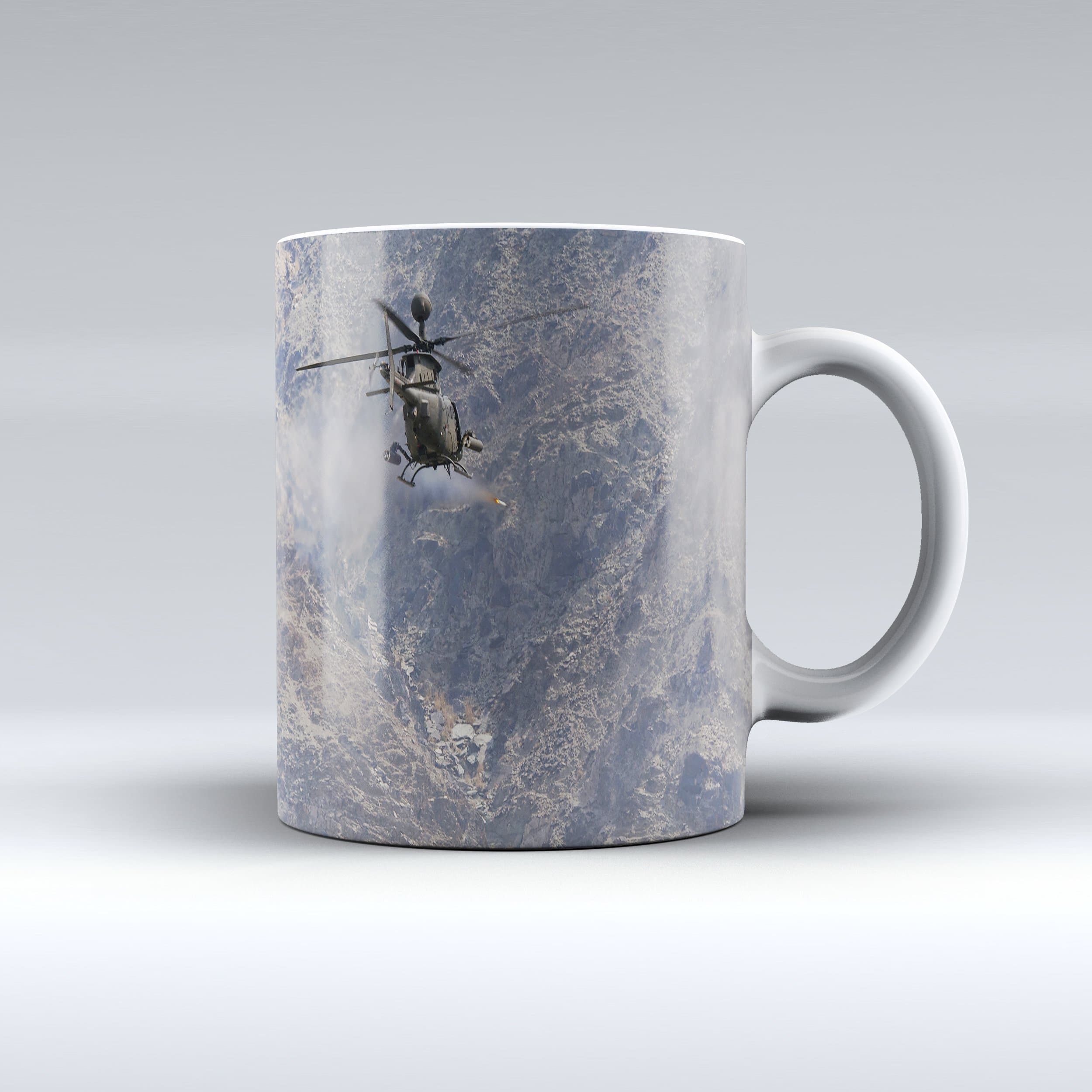 Army Mug OH-58D Kiowa Warrior Helicopter Army Ceramic Mug 15OZ