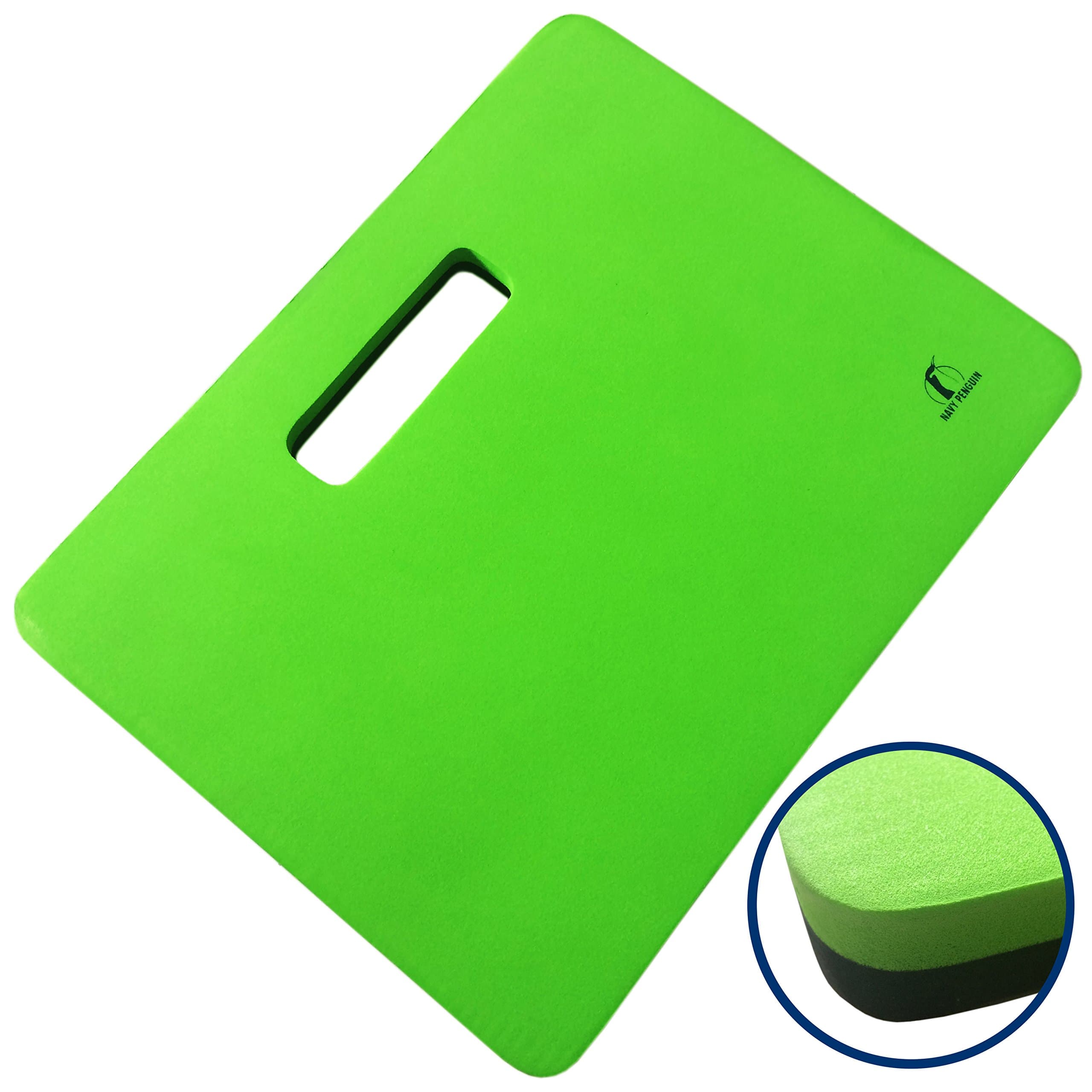 Navy Penguin Kneeling Pad - 2 Foam Layers - Garden, Baby Bath, Floor Cleaning, Praying and Wide Use Kneeler Cushion - Knee Mat for Gardening, Exercise & Yoga - Comfortable Size 17 x 13 x 1